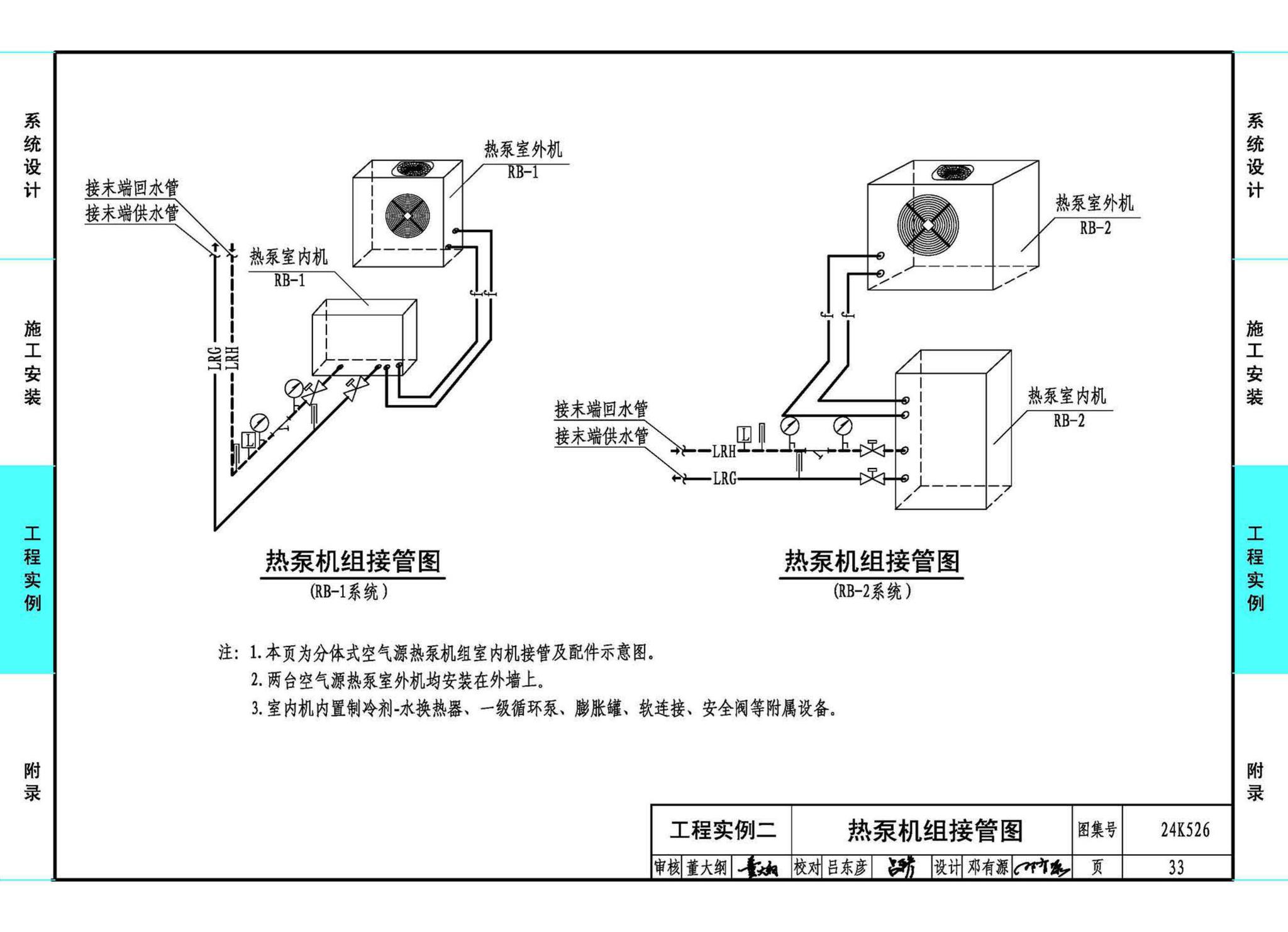 24K526--户式空气源热泵供暖（冷）系统设计与安装