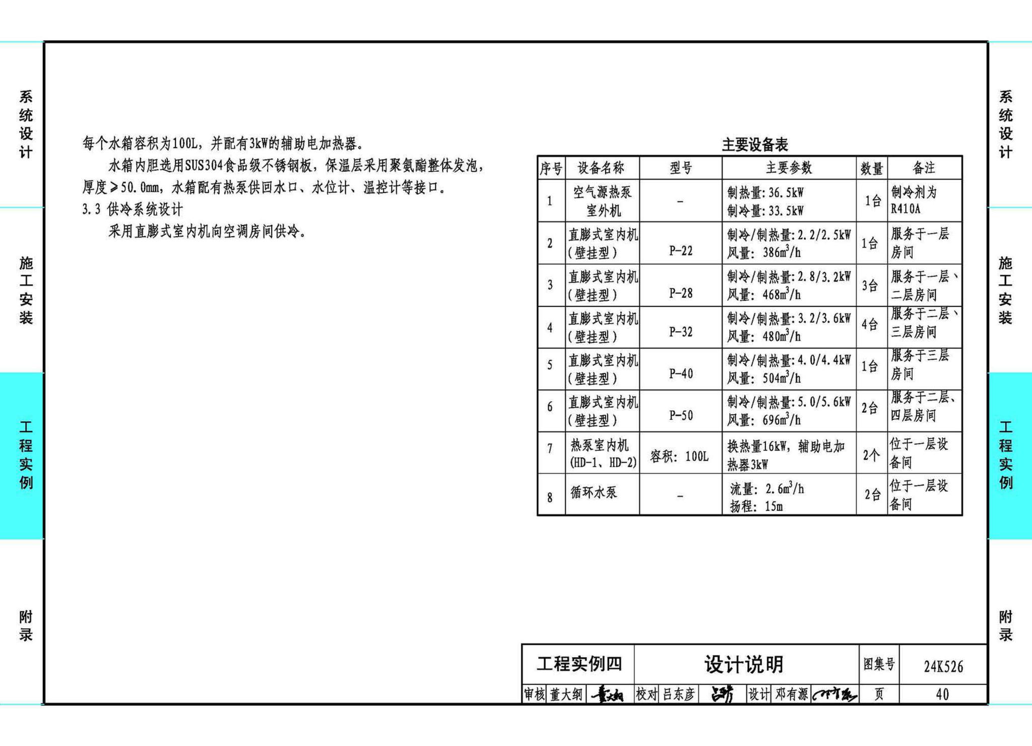 24K526--户式空气源热泵供暖（冷）系统设计与安装