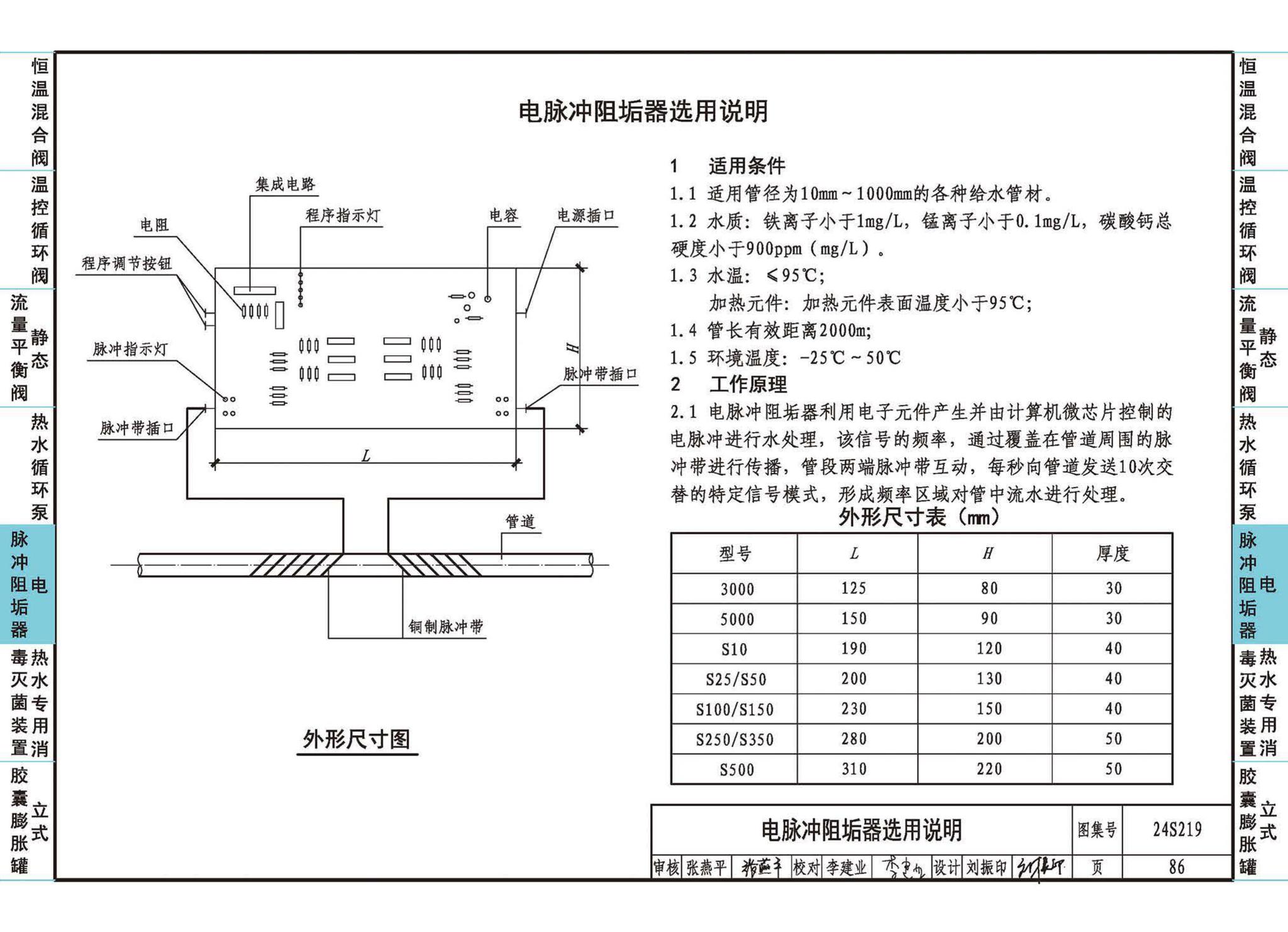 24S129--生活热水系统附件及小型设备选用与安装