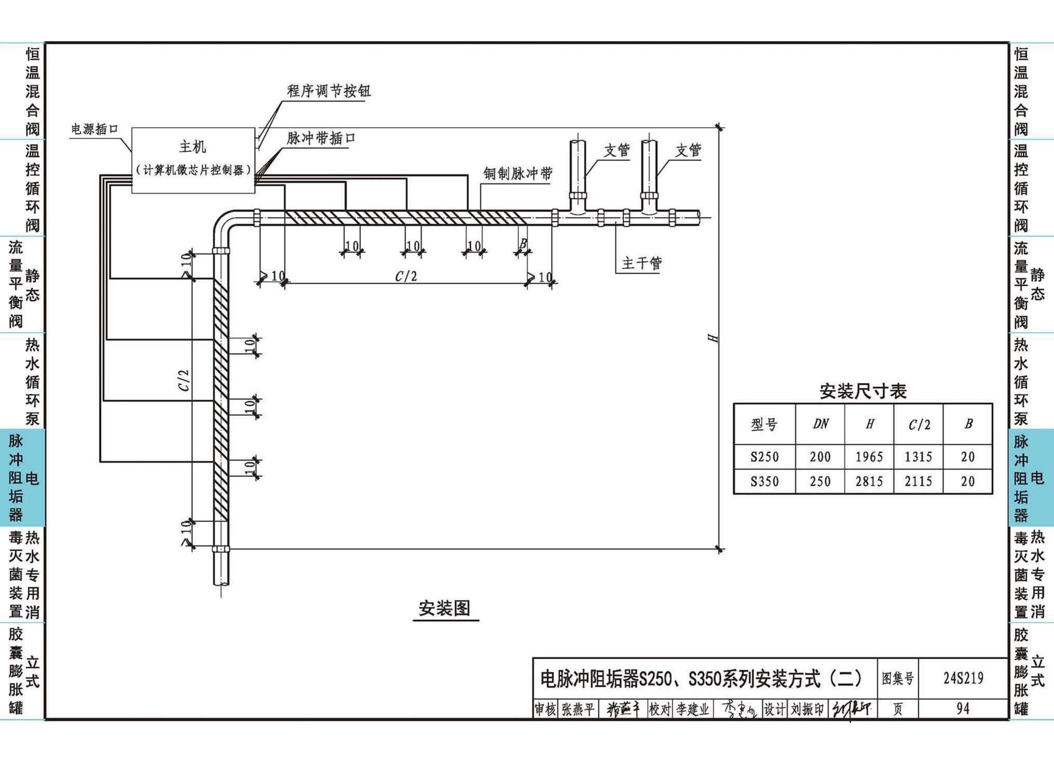 24S129--生活热水系统附件及小型设备选用与安装