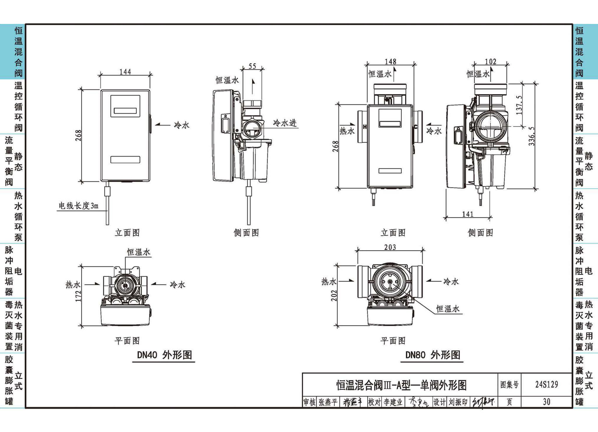 24S129--生活热水系统附件及小型设备选用与安装