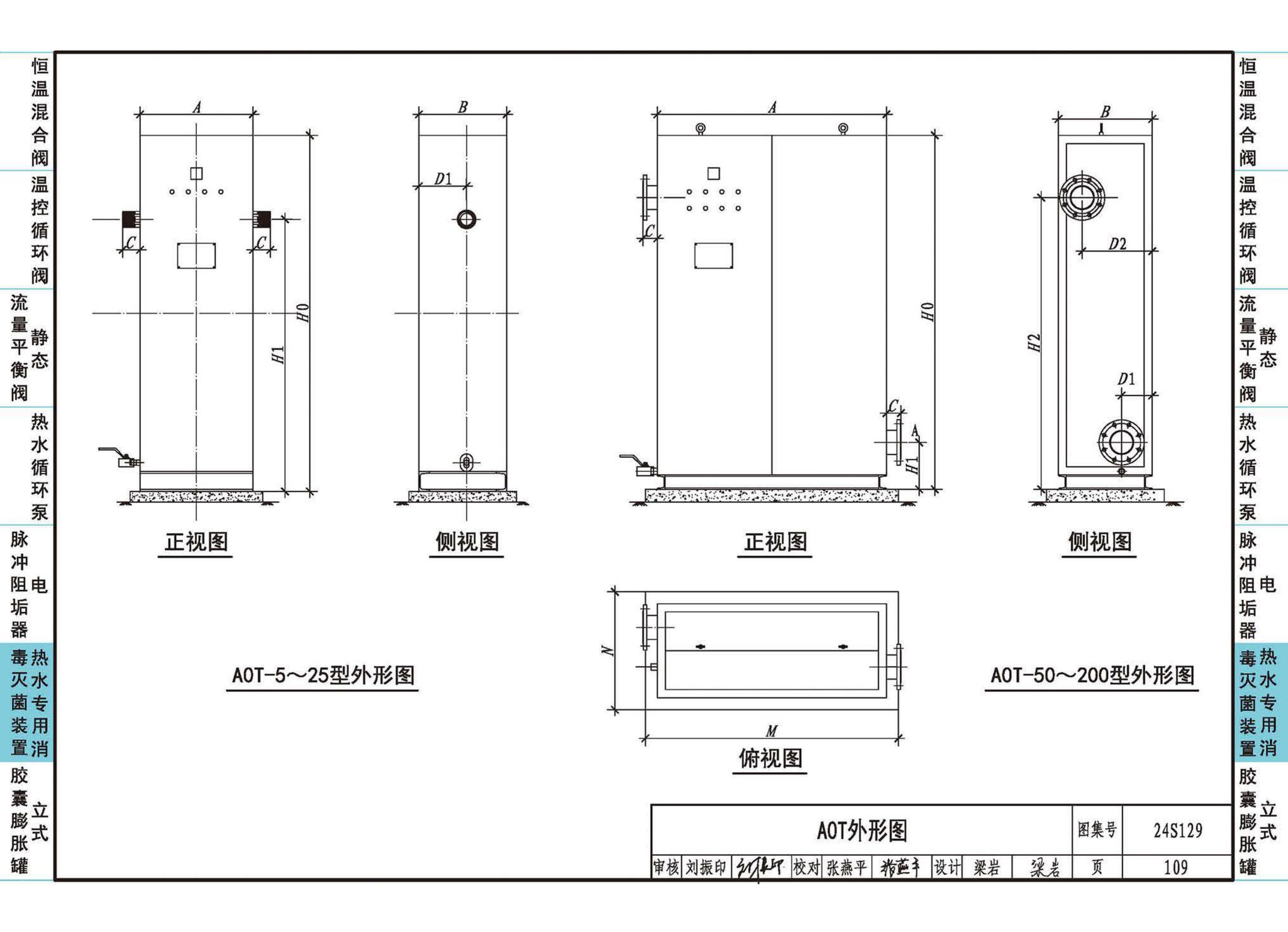 24S129--生活热水系统附件及小型设备选用与安装