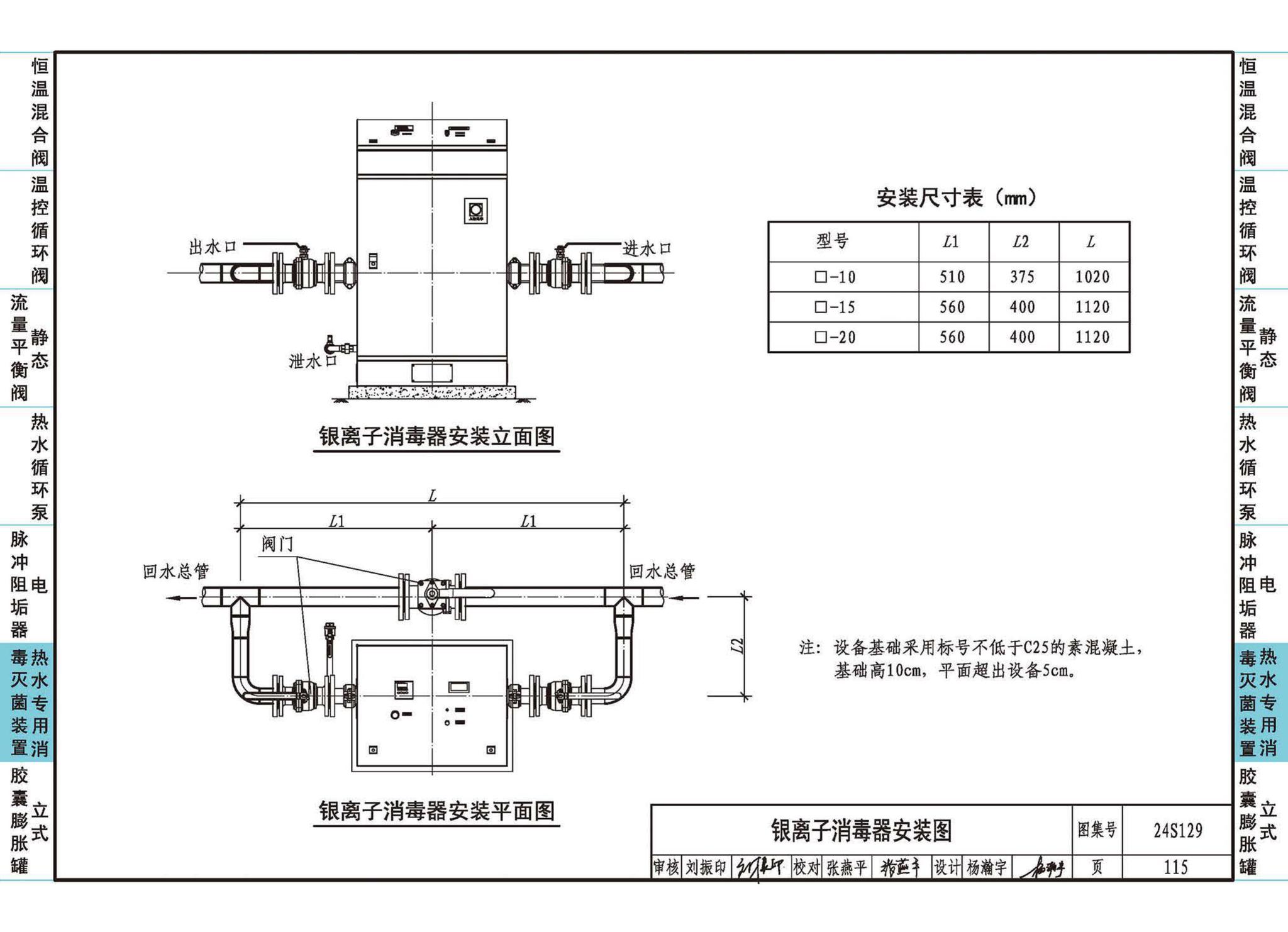 24S129--生活热水系统附件及小型设备选用与安装