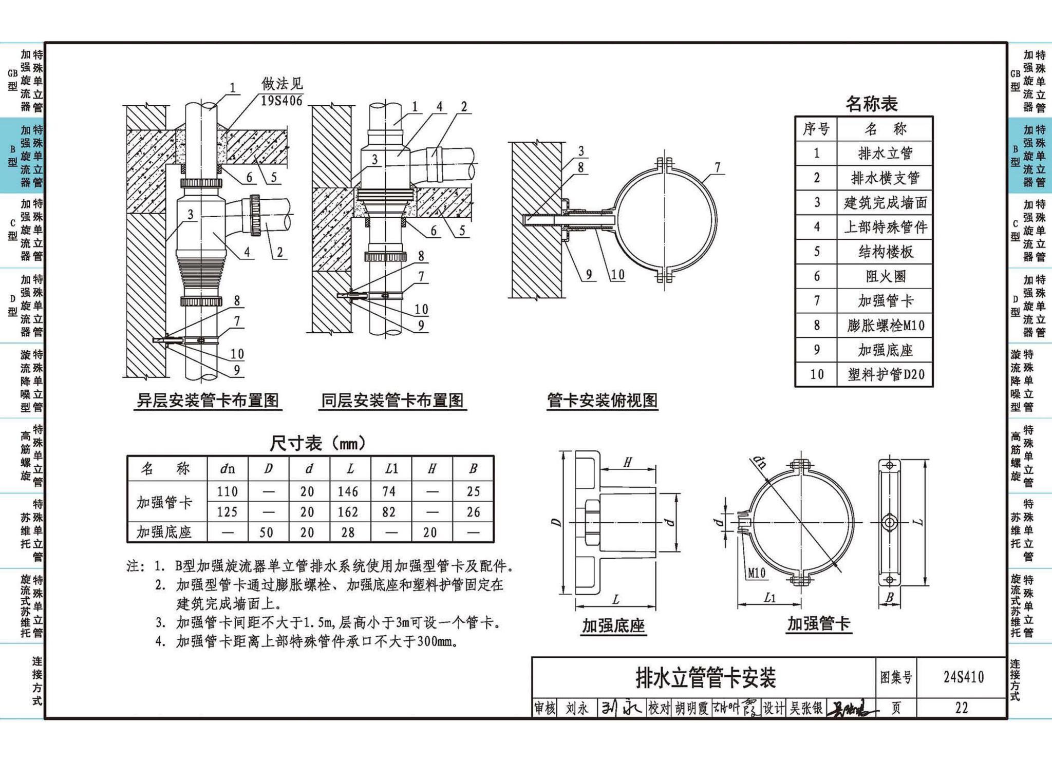 24S410--建筑特殊单立管排水系统安装