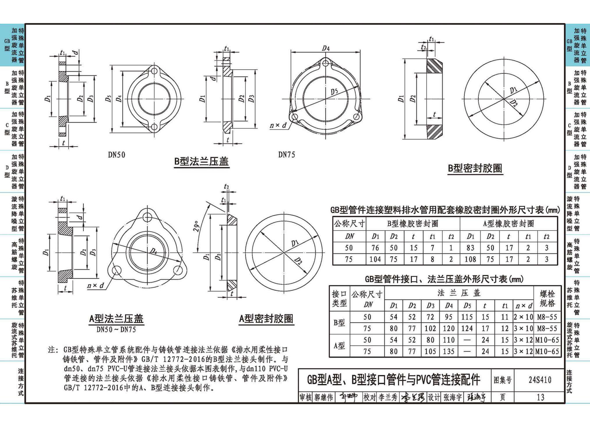 24S410--建筑特殊单立管排水系统安装