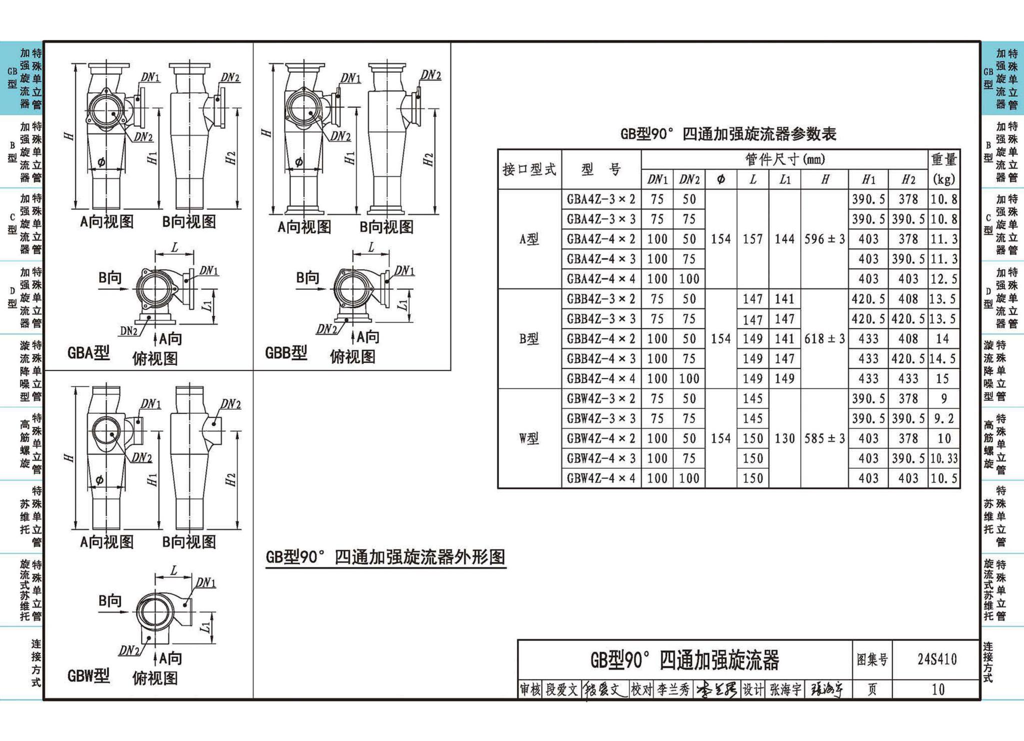 24S410--建筑特殊单立管排水系统安装