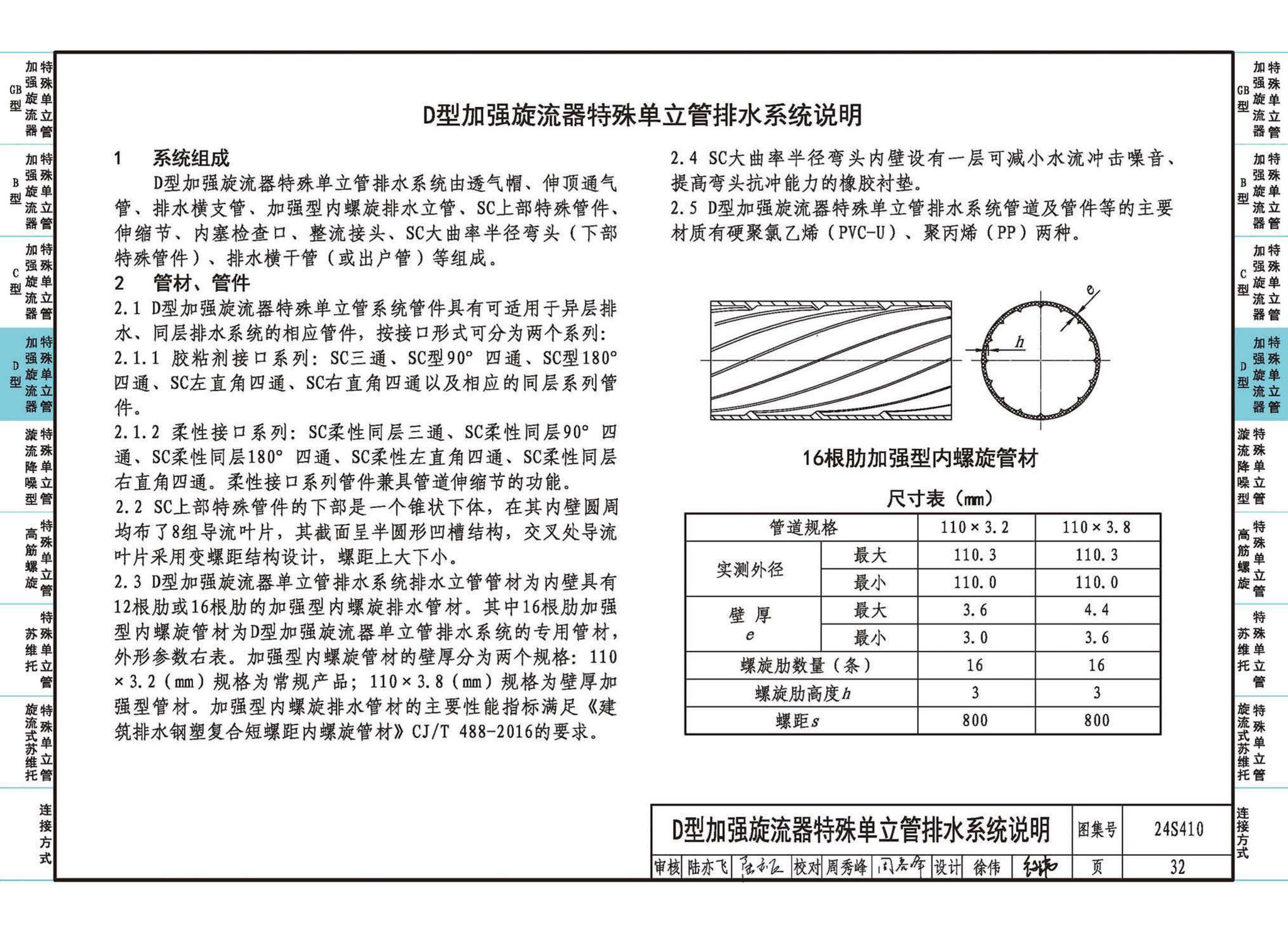 24S410--建筑特殊单立管排水系统安装