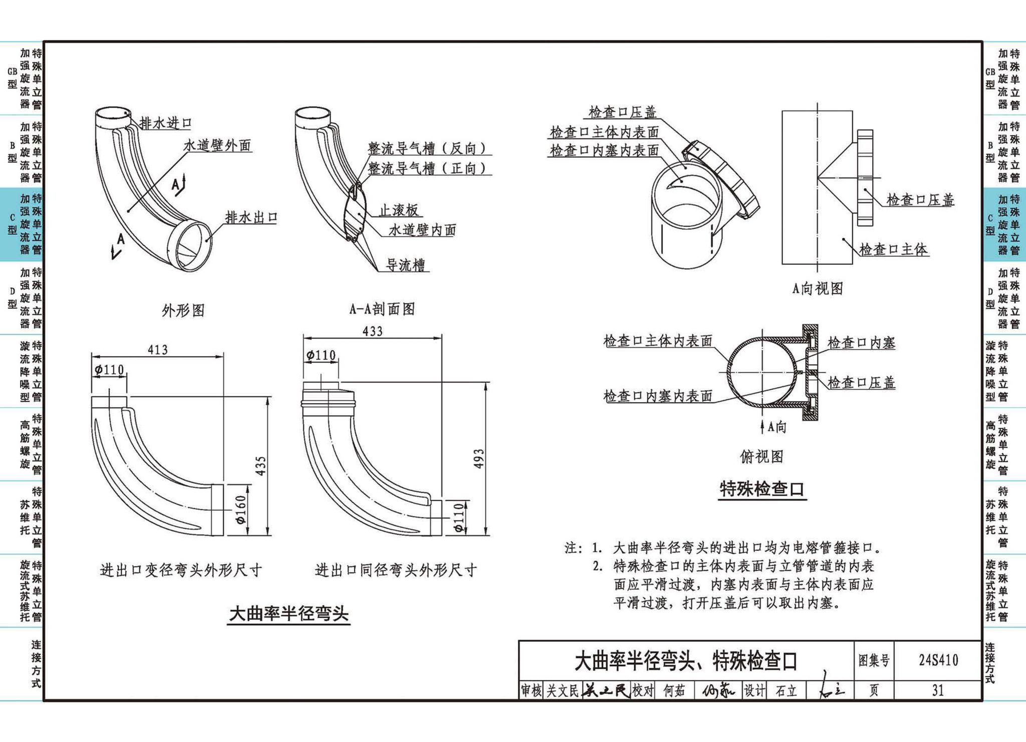 24S410--建筑特殊单立管排水系统安装