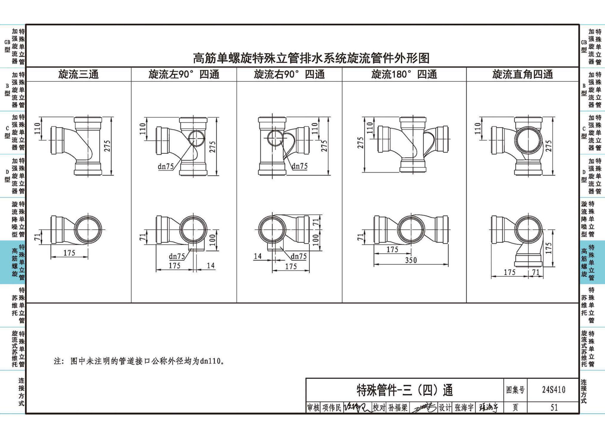 24S410--建筑特殊单立管排水系统安装