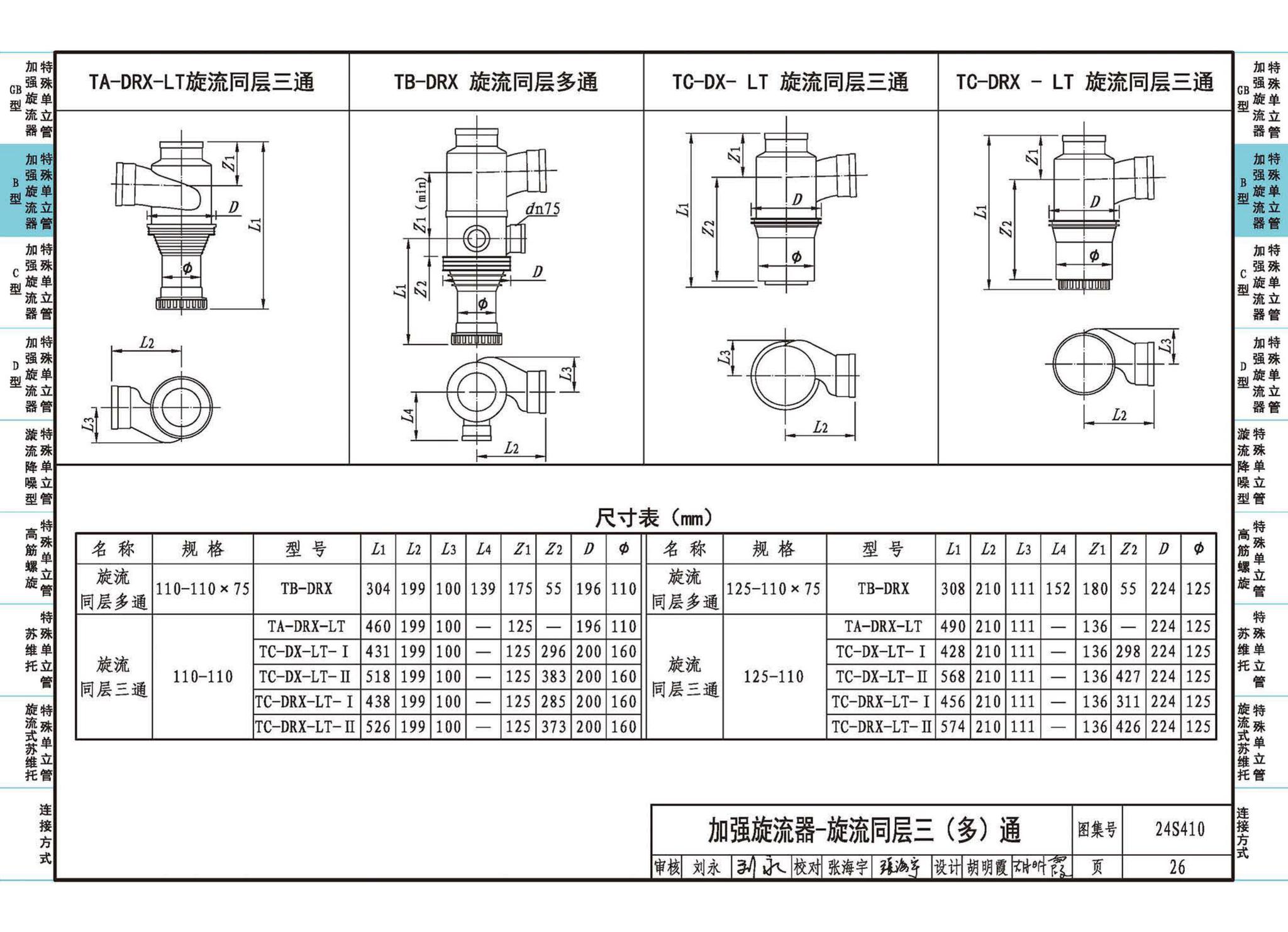 24S410--建筑特殊单立管排水系统安装