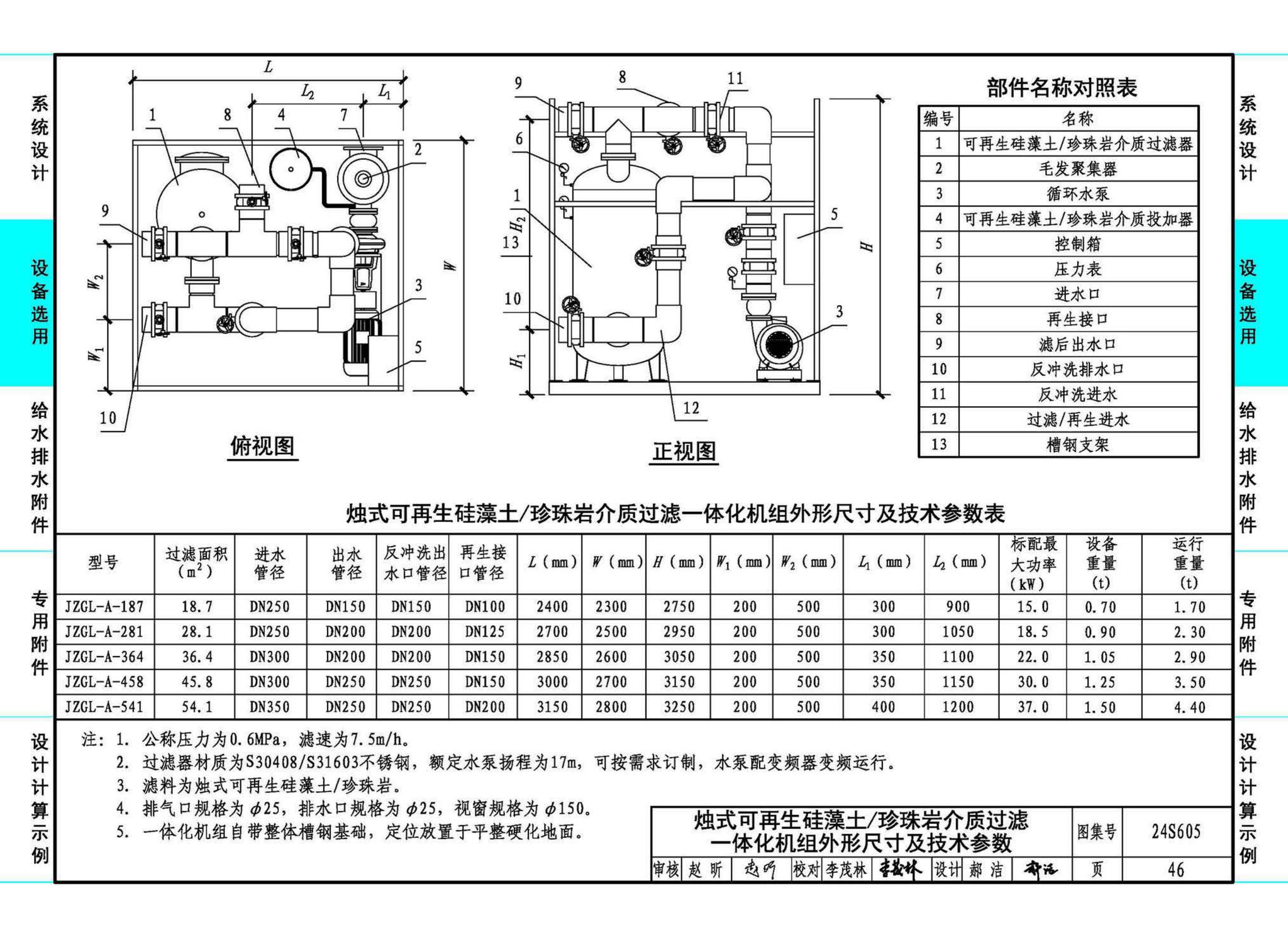 24S605--游泳池给水排水设计及附件安装