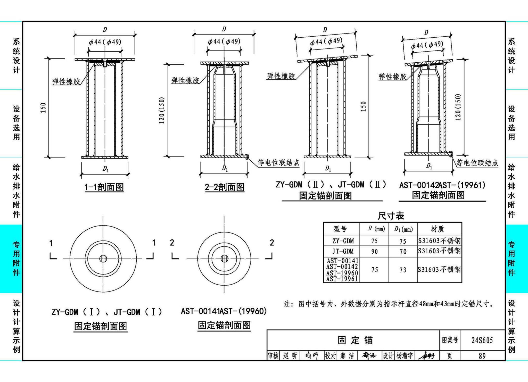 24S605--游泳池给水排水设计及附件安装