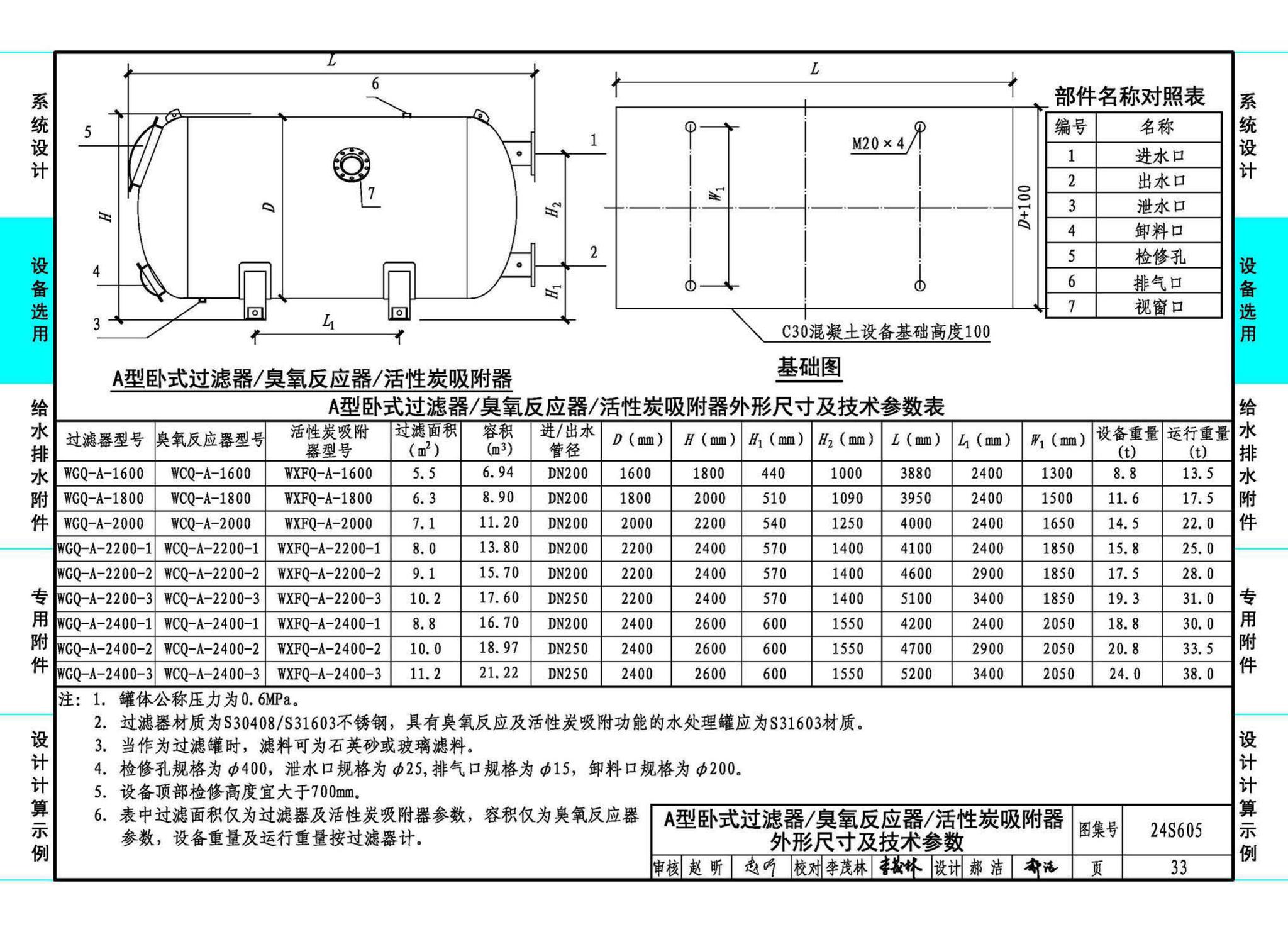 24S605--游泳池给水排水设计及附件安装