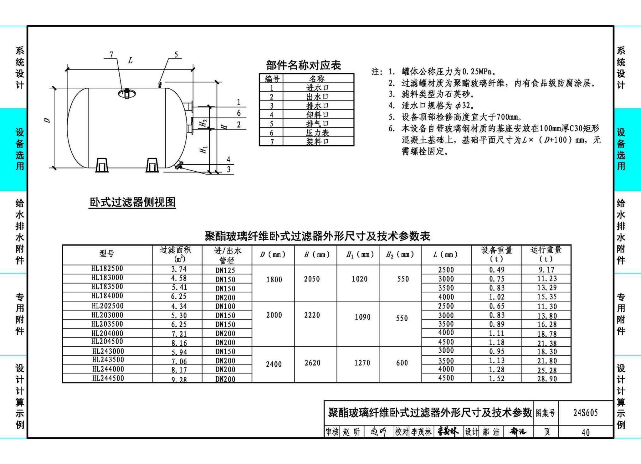 24S605--游泳池给水排水设计及附件安装