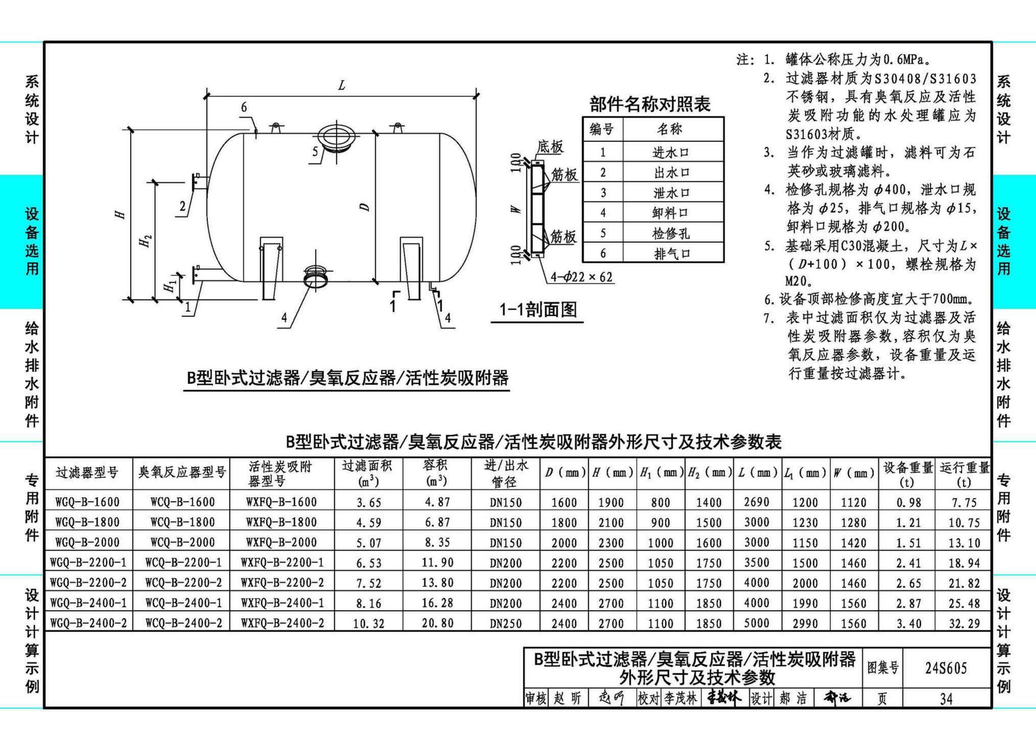 24S605--游泳池给水排水设计及附件安装