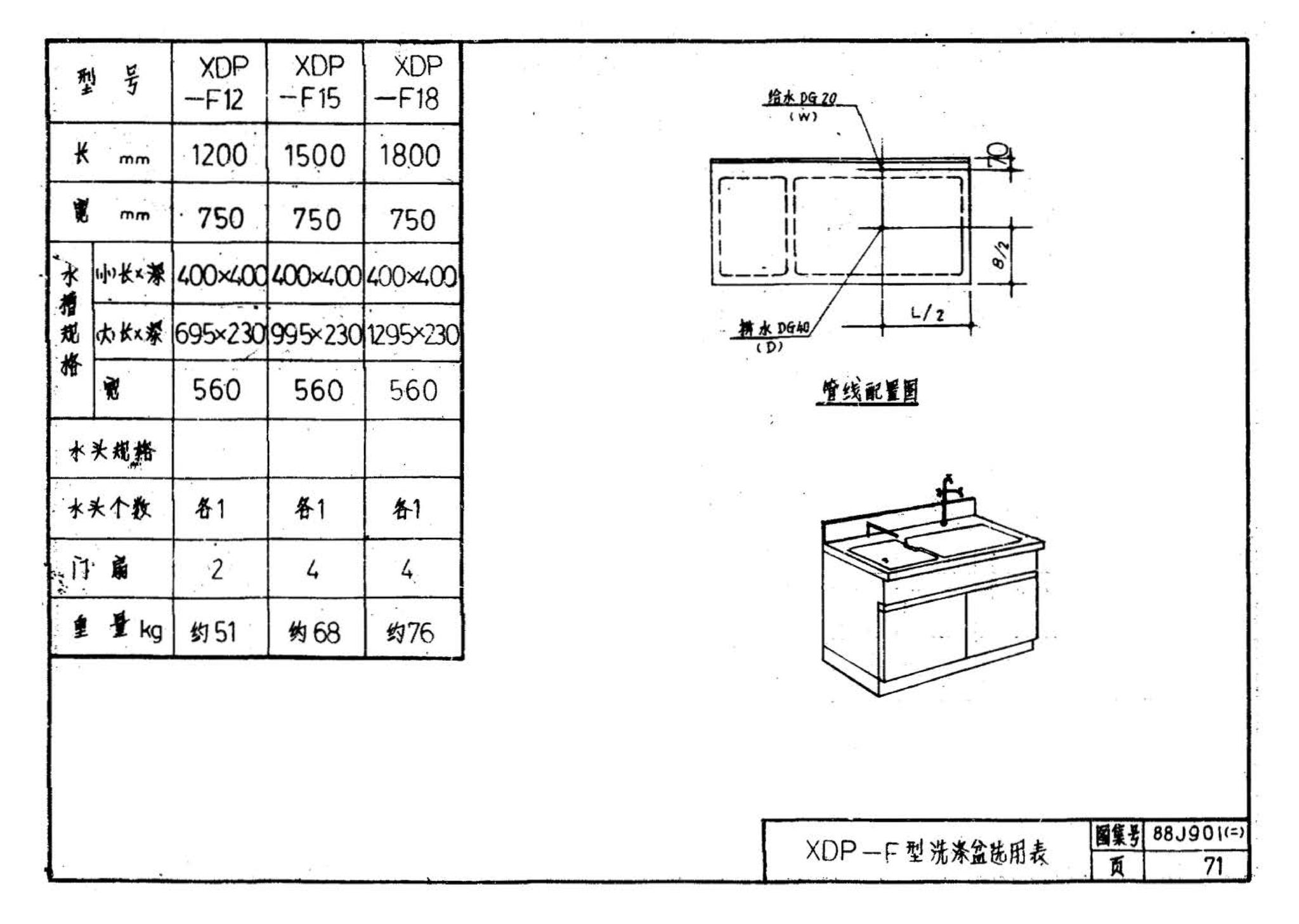 88J901(二)--实验室建筑设备（设计选用图）