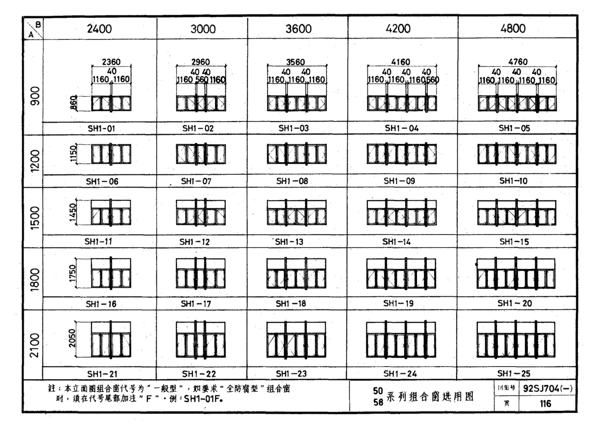 92SJ704(一)--硬聚氯乙烯塑钢门窗