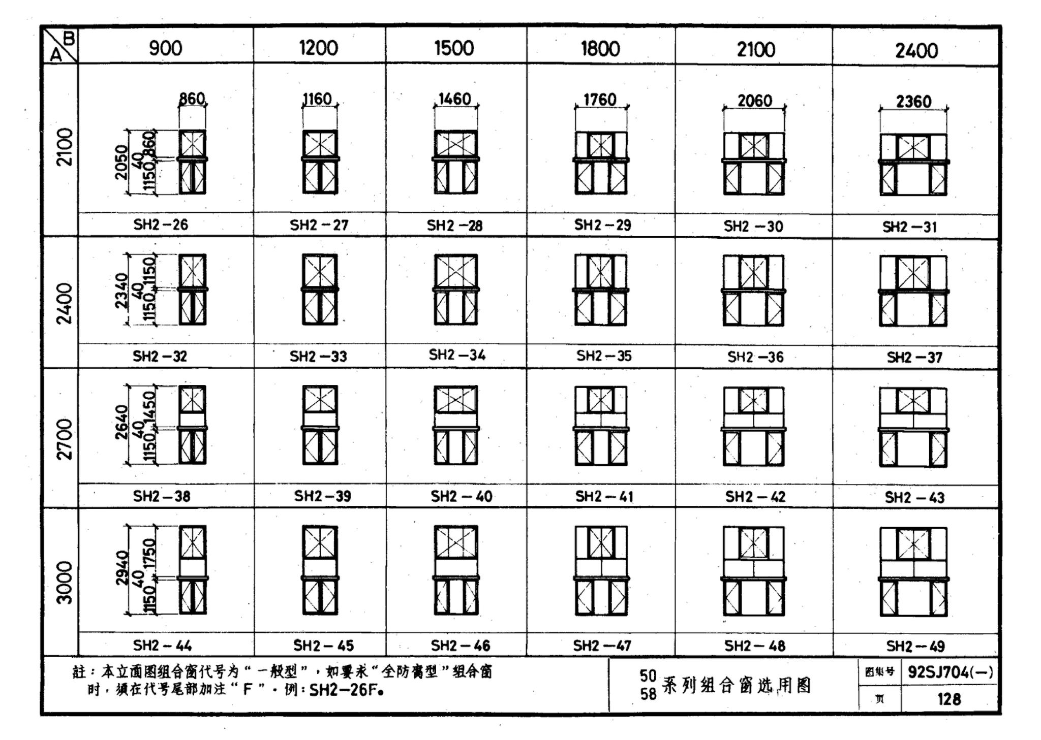 92SJ704(一)--硬聚氯乙烯塑钢门窗