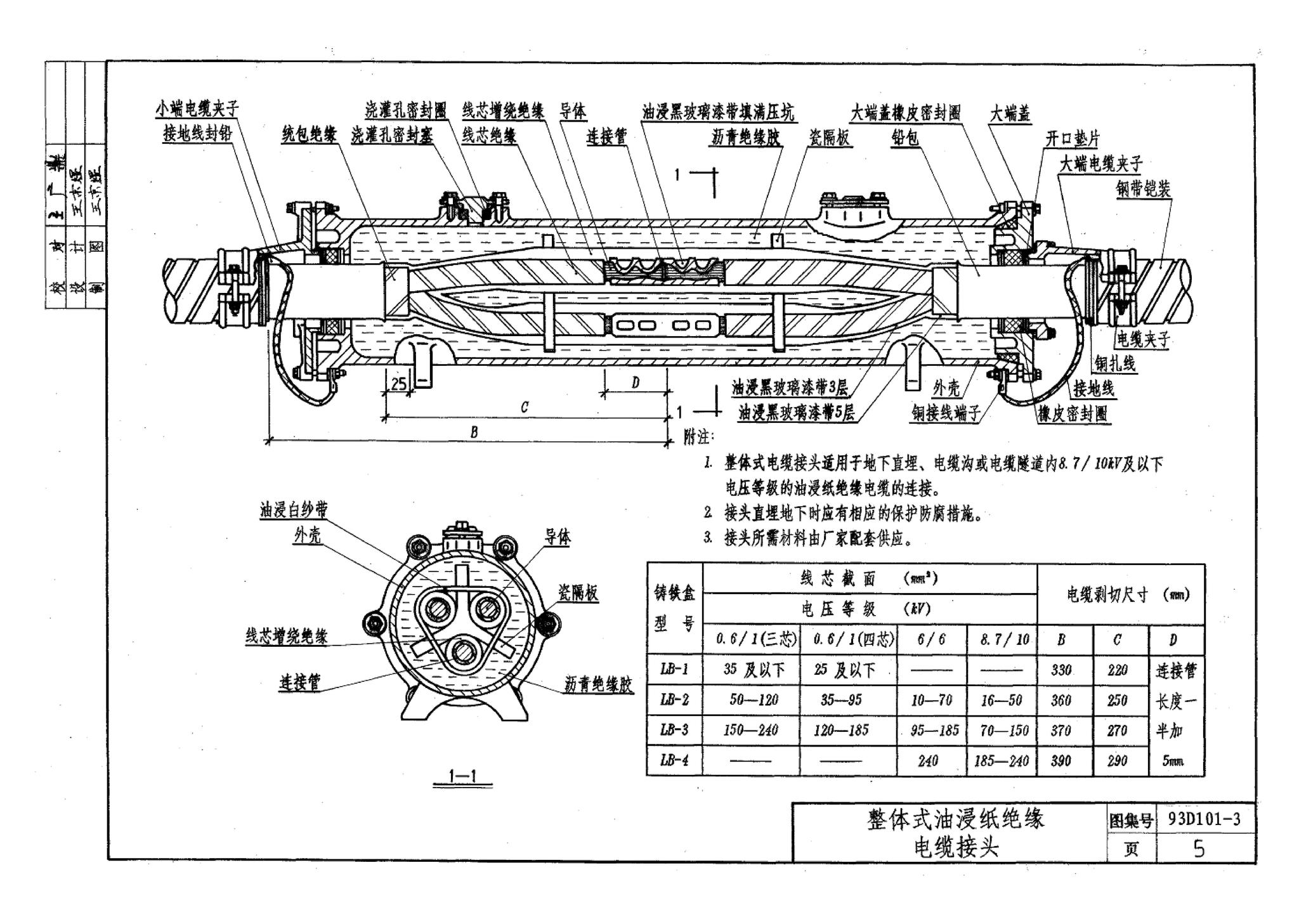 93D101-3--电力电缆接头