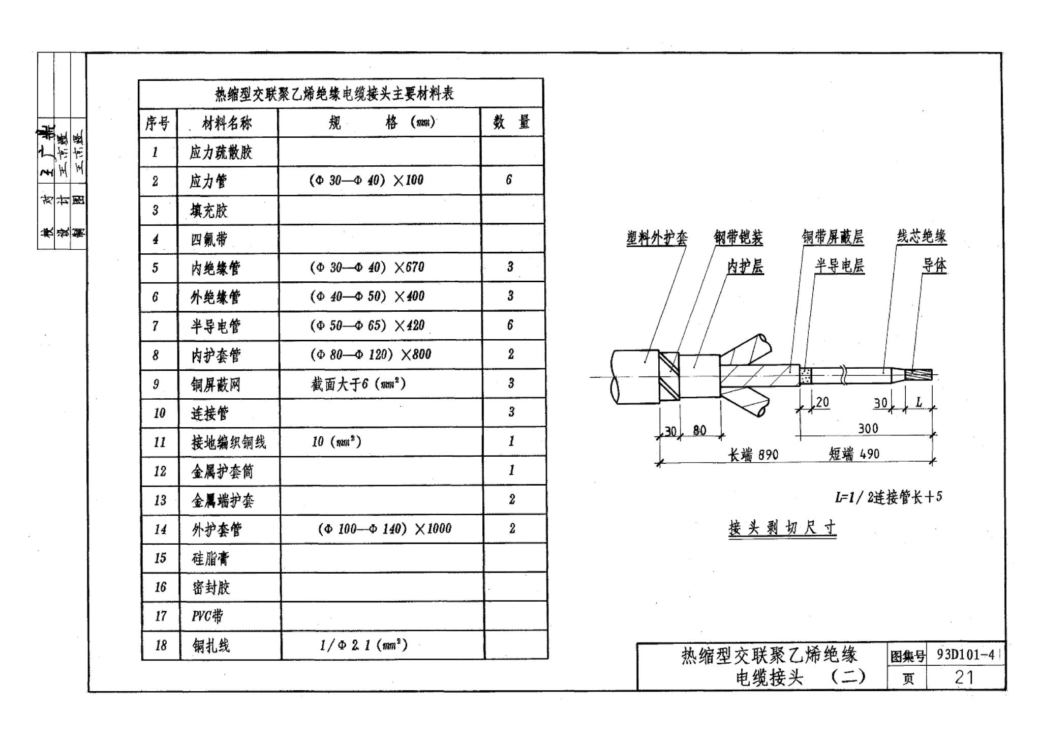 93D101-4--电力电缆终端头及接头