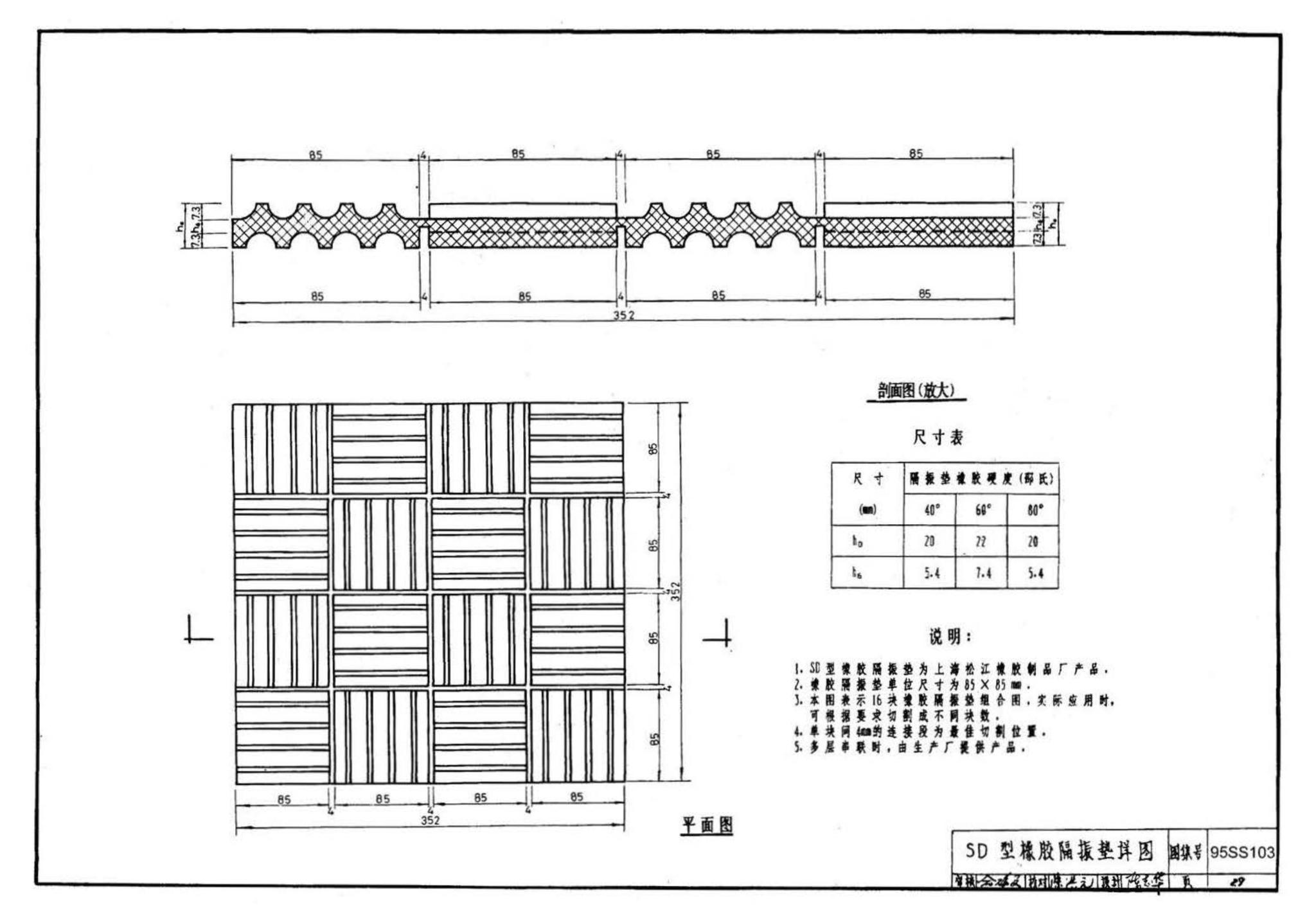 95SS103--立式水泵隔振及其安装