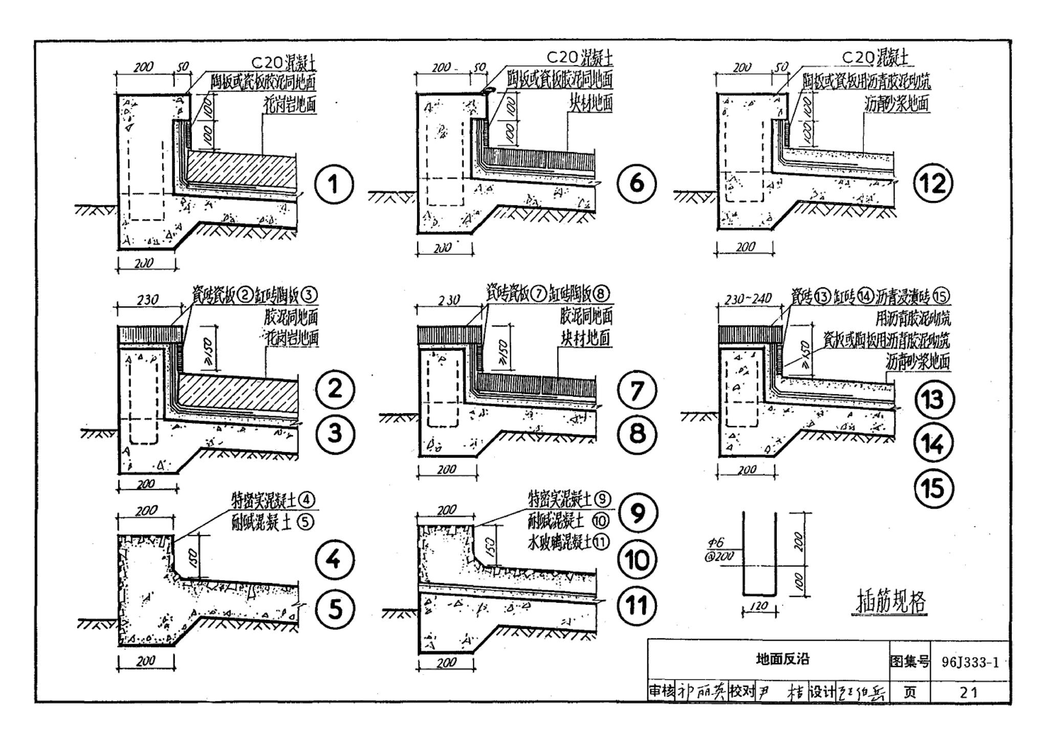 96J333-1--建筑防腐蚀构造