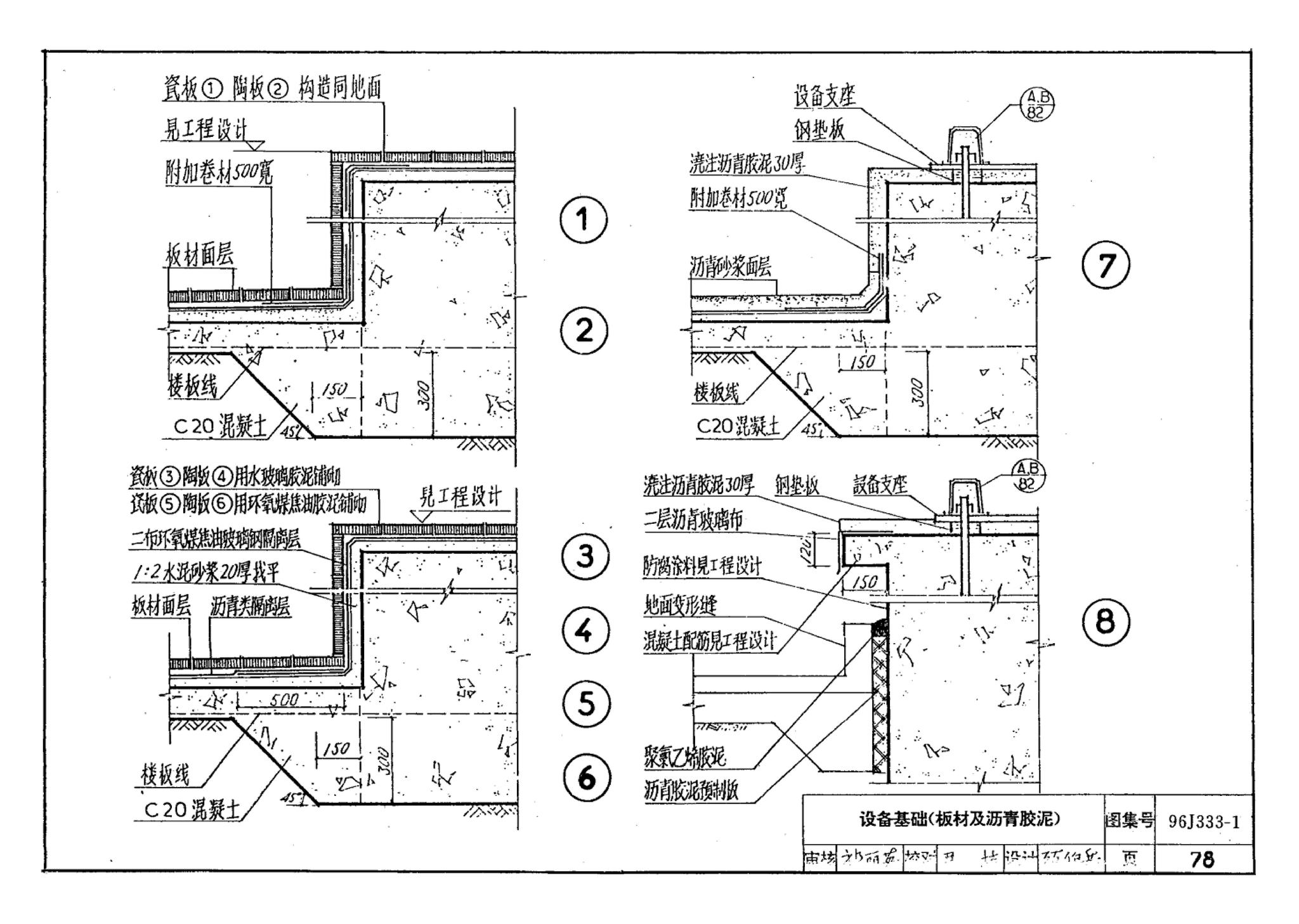 96J333-1--建筑防腐蚀构造