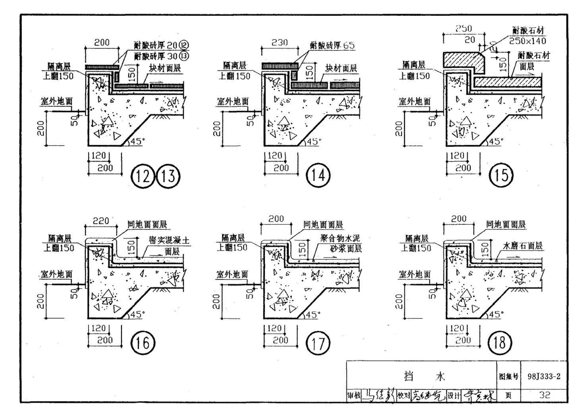 98J333-2--建筑防腐蚀构造