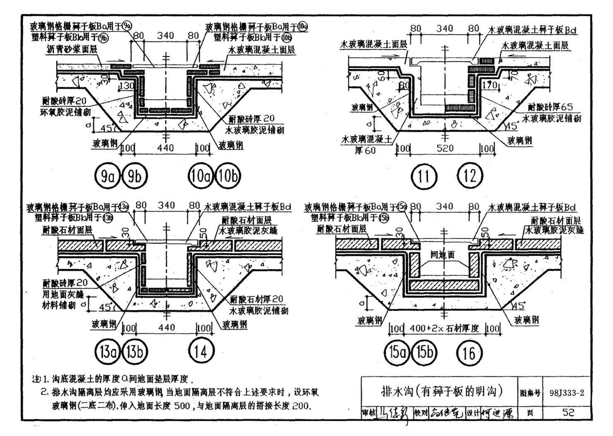 98J333-2--建筑防腐蚀构造