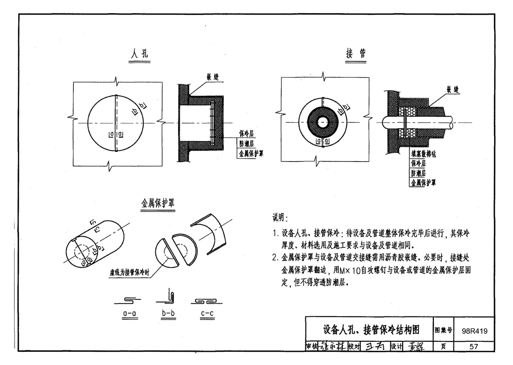 98R419--管道与设备保冷