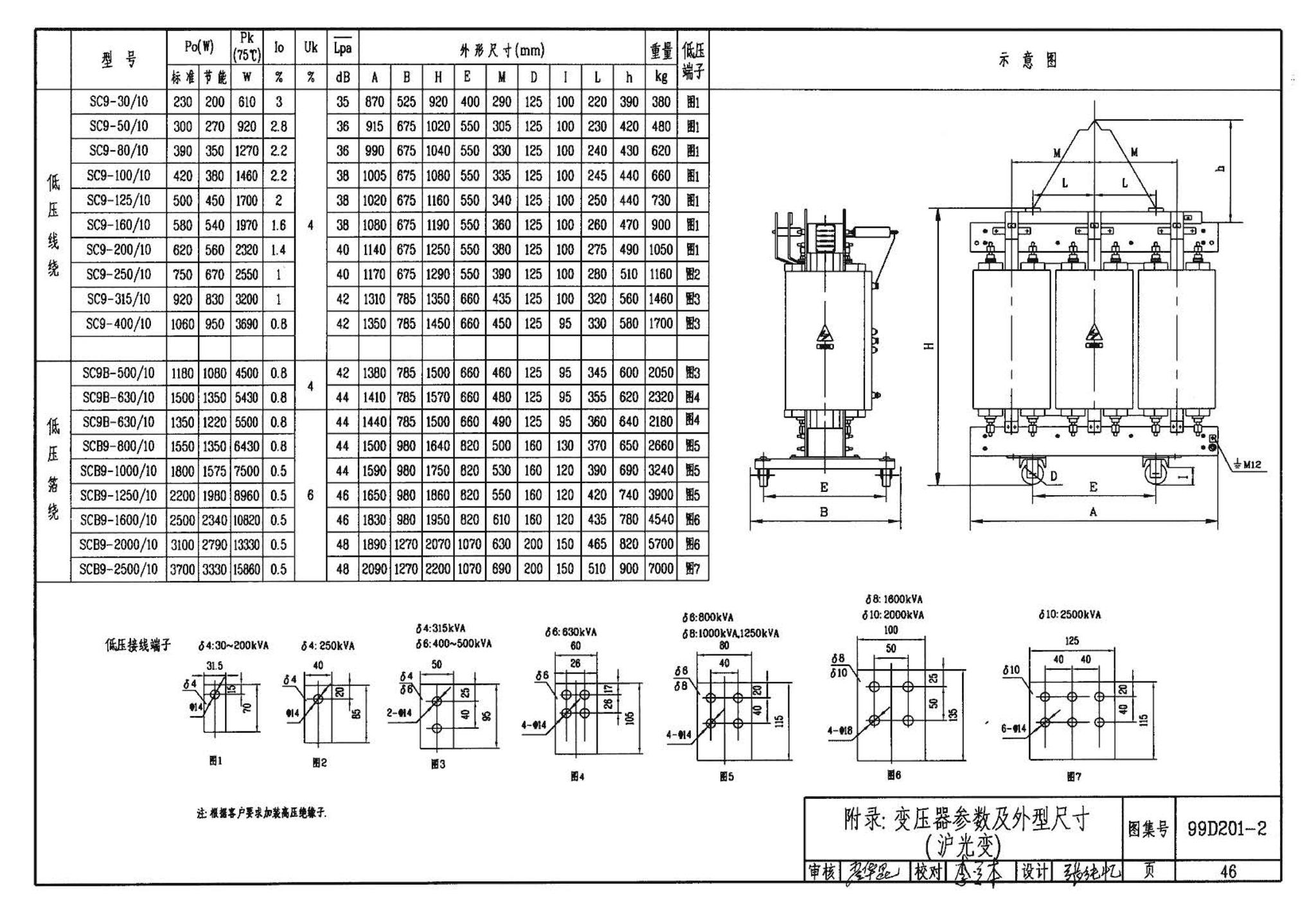 99D201-2--干式变压器安装