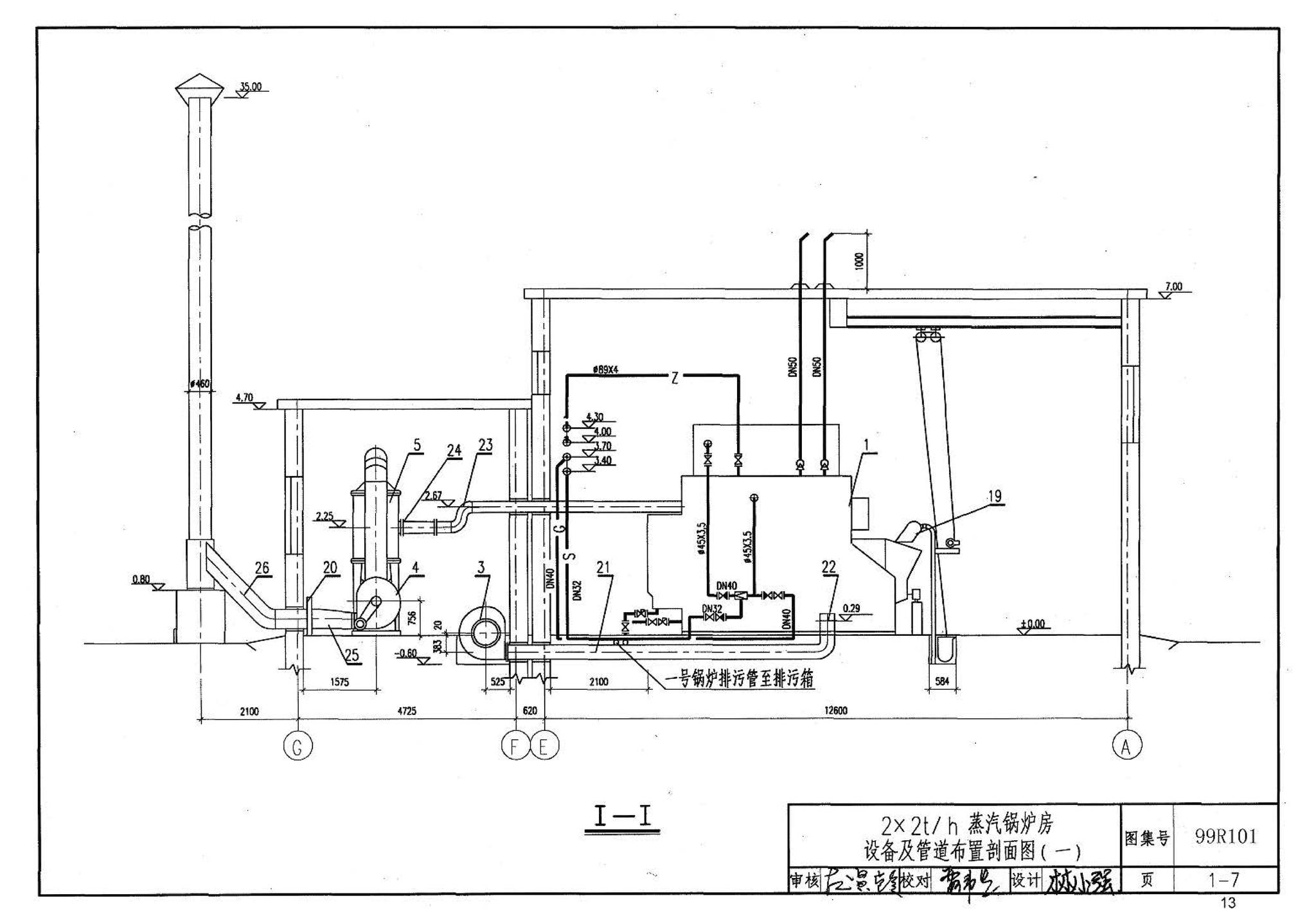 99R101--燃煤锅炉房工程设计施工图集