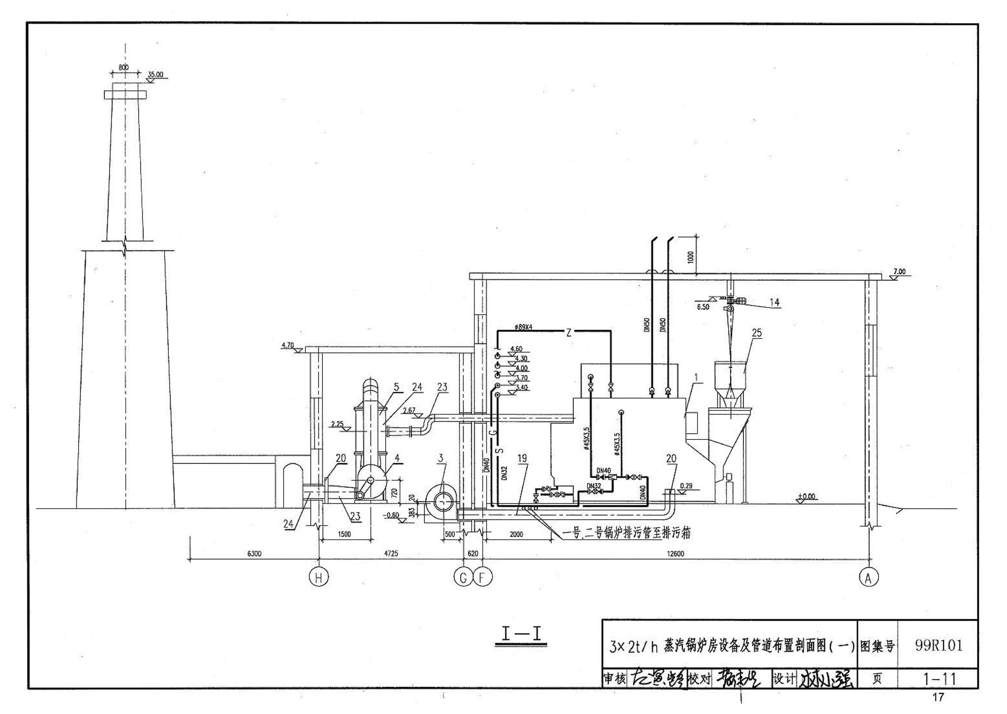 99R101--燃煤锅炉房工程设计施工图集