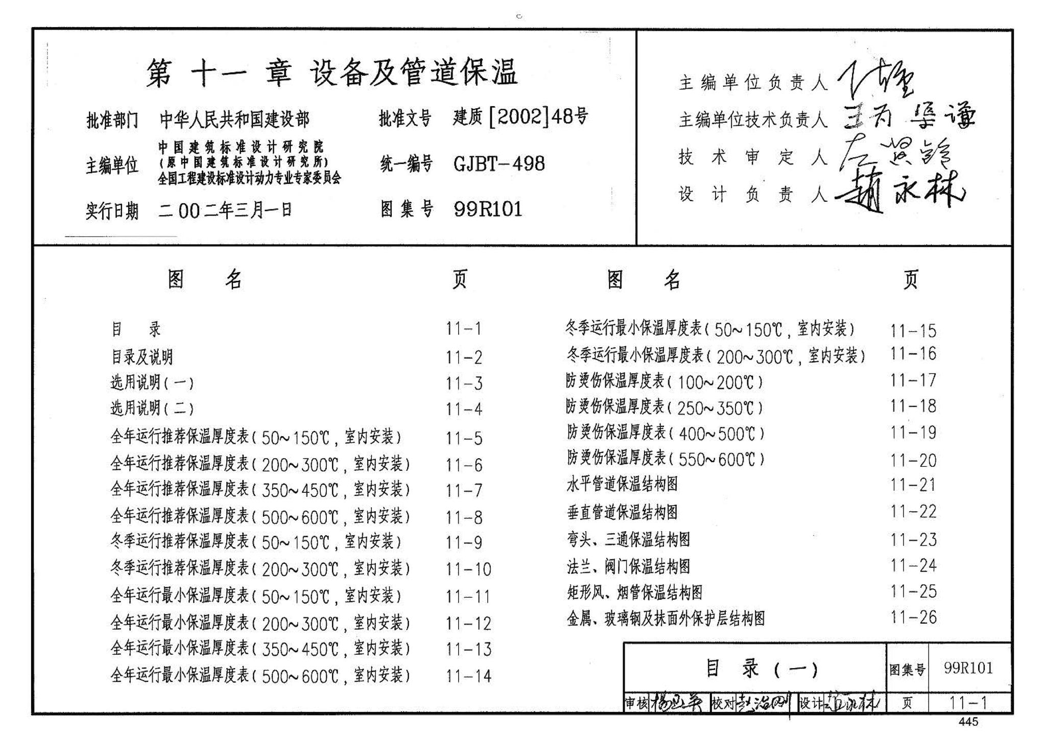 99R101--燃煤锅炉房工程设计施工图集