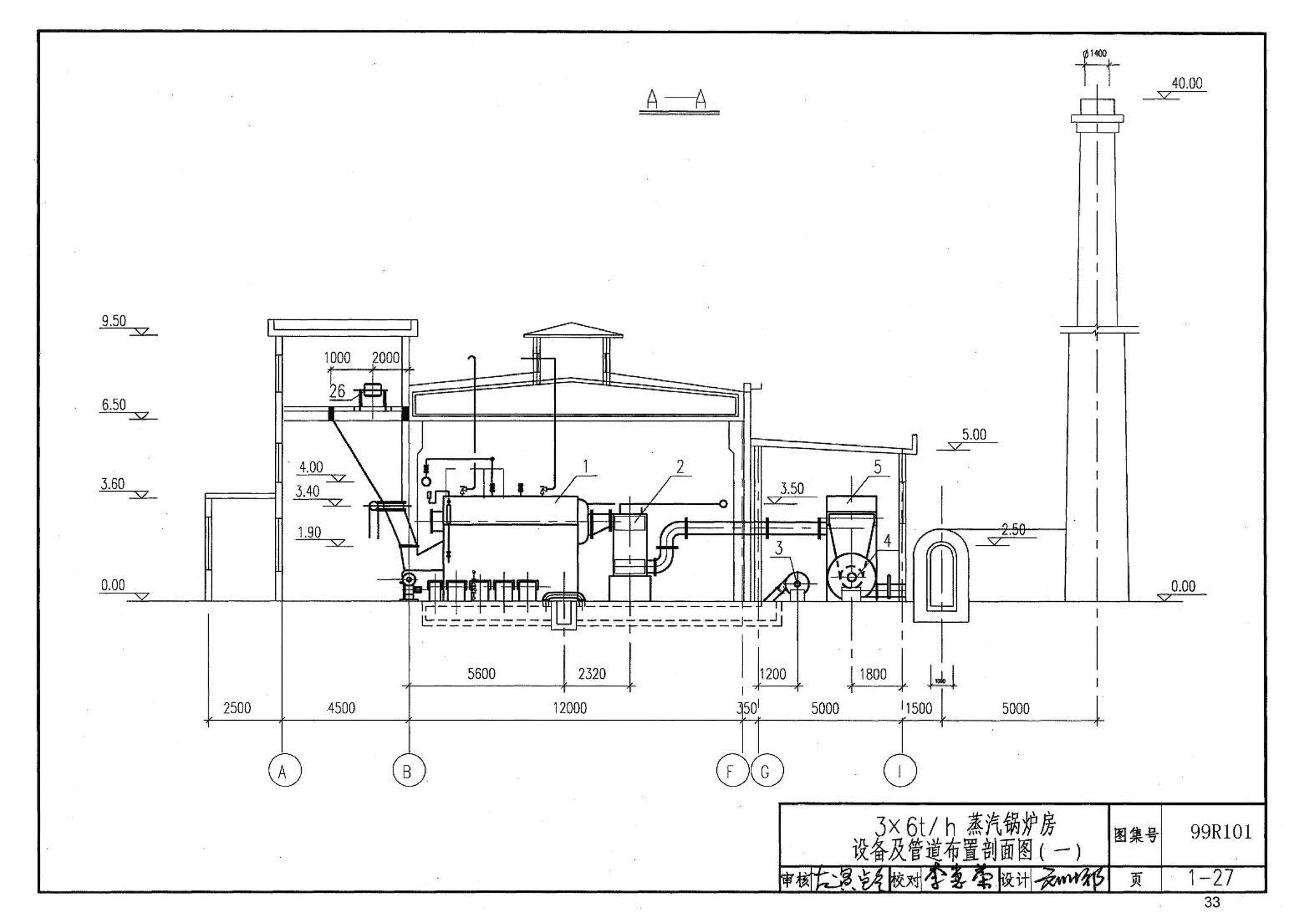 99R101--燃煤锅炉房工程设计施工图集