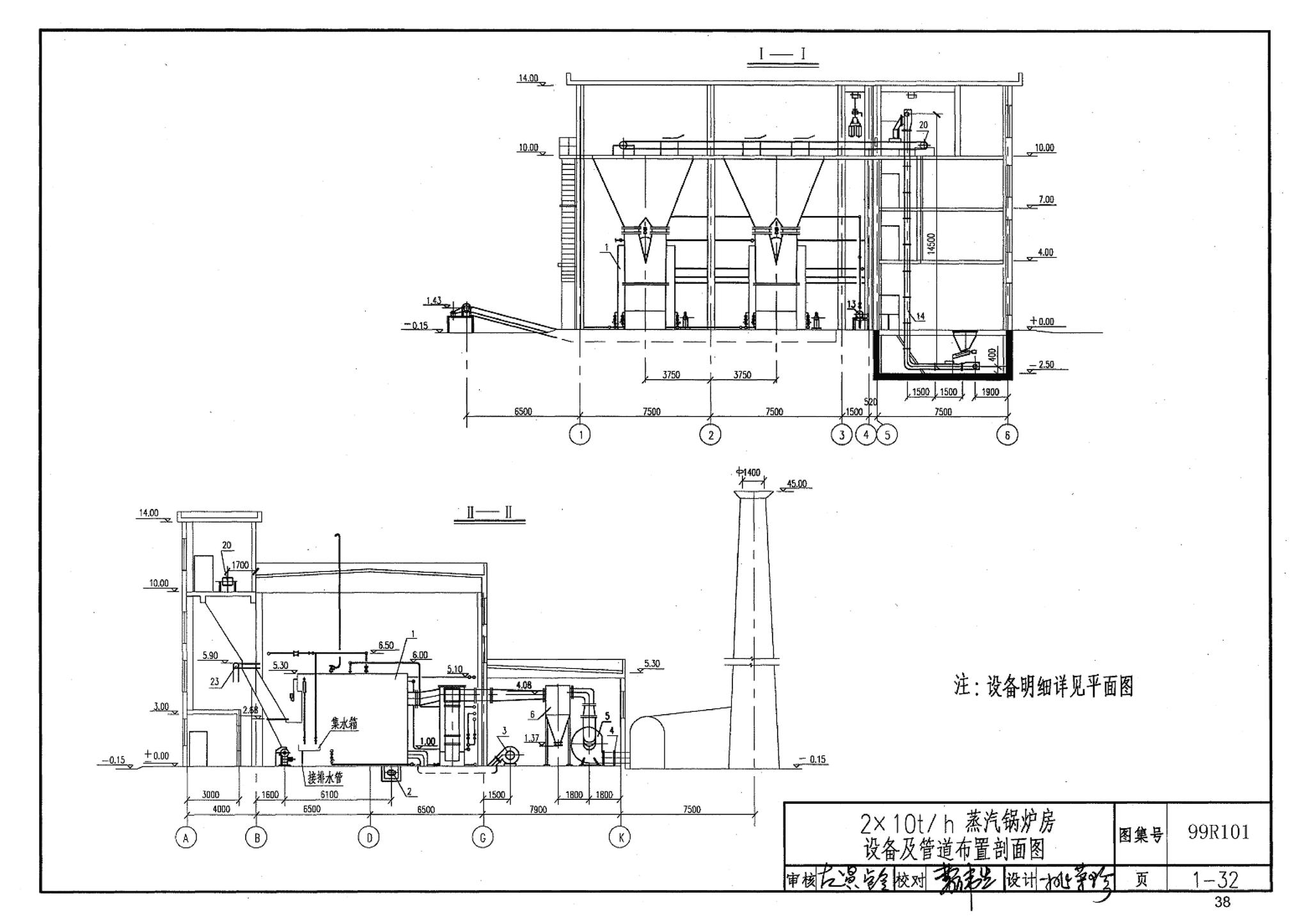 99R101--燃煤锅炉房工程设计施工图集