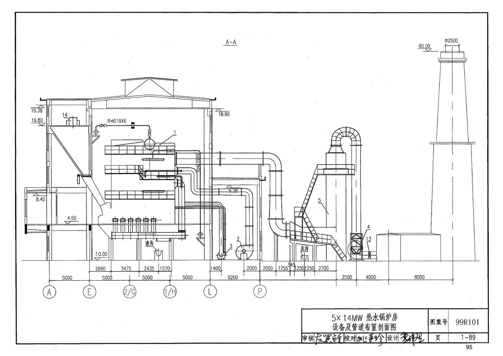 99R101--燃煤锅炉房工程设计施工图集