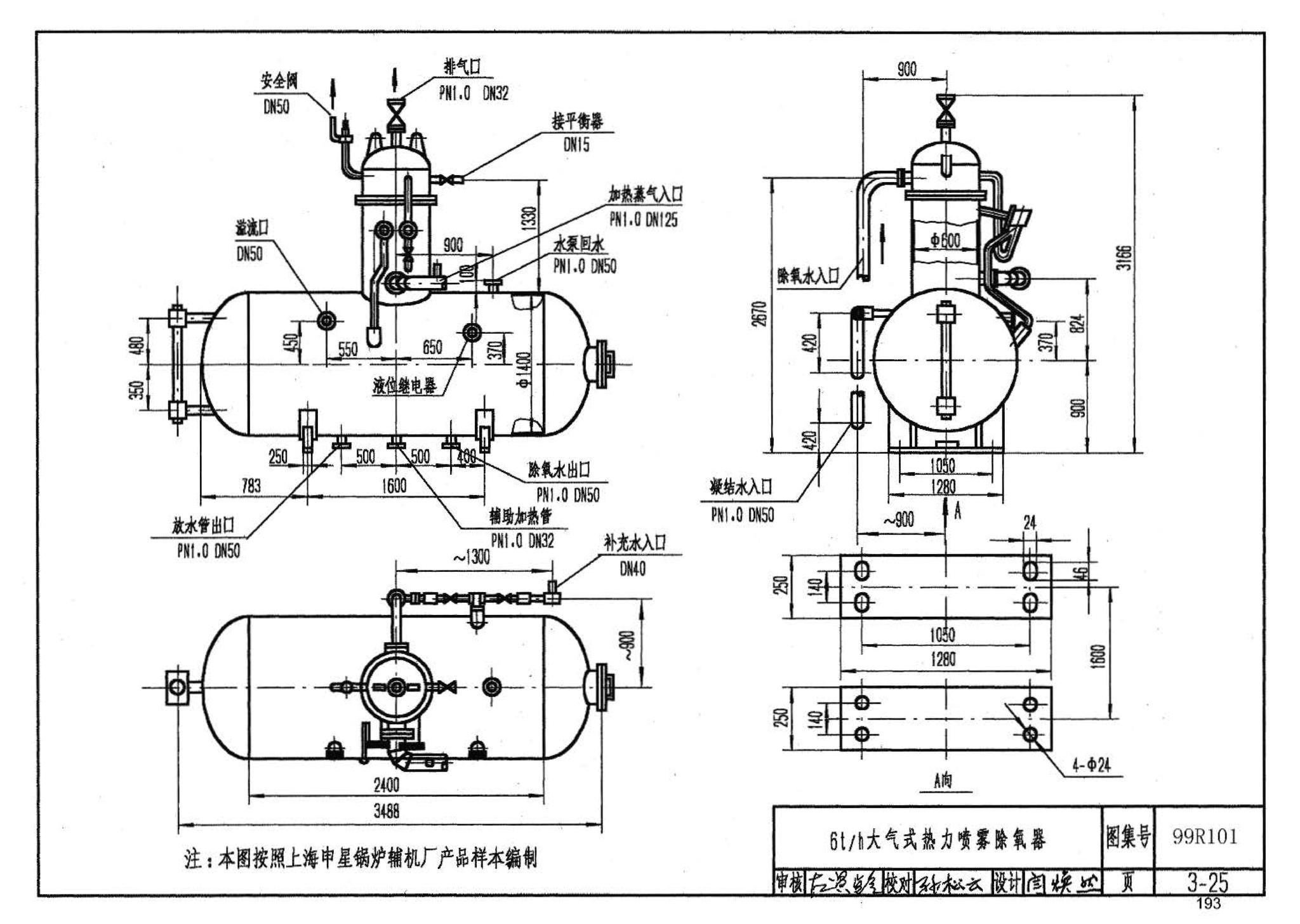 99R101--燃煤锅炉房工程设计施工图集