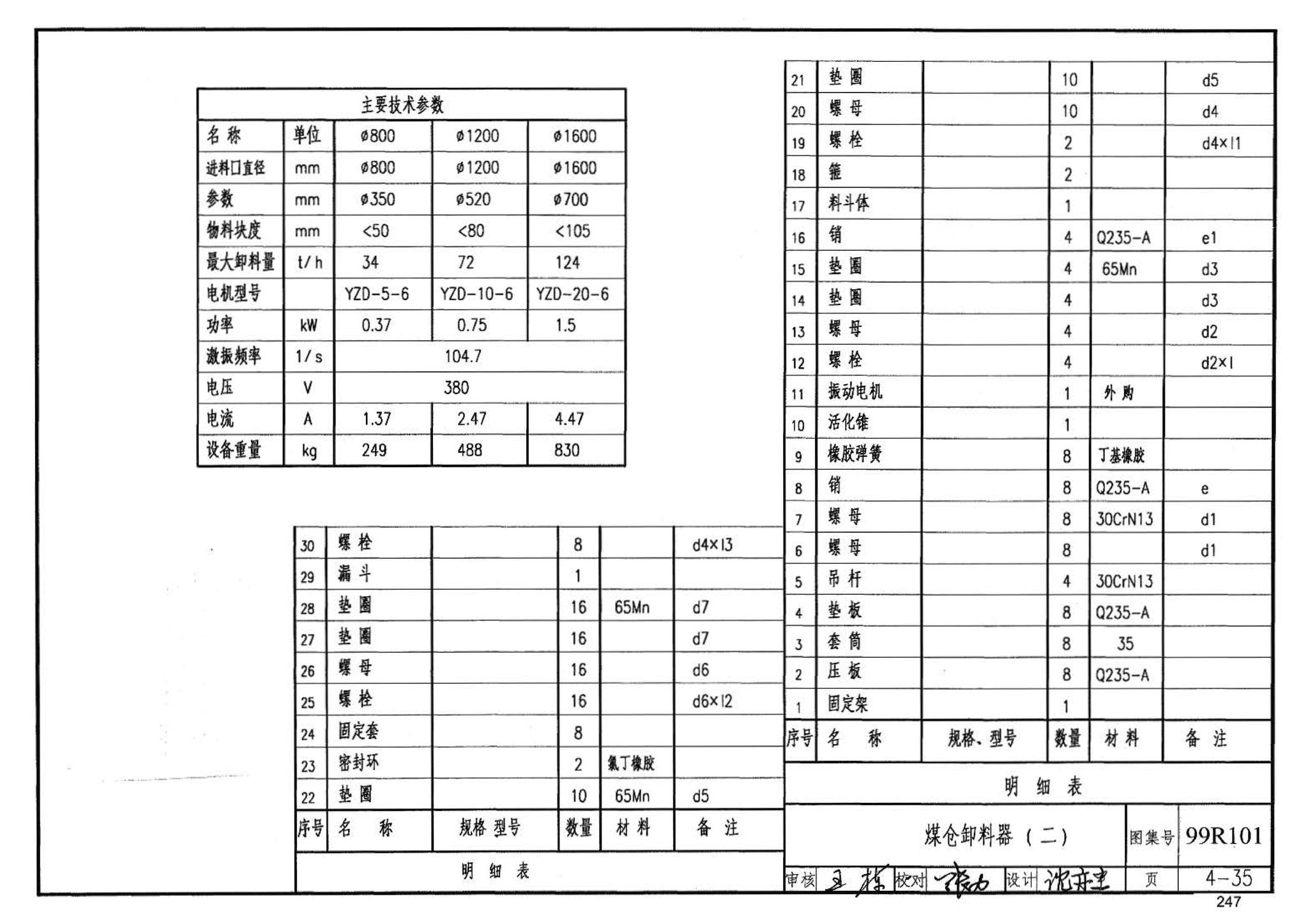 99R101--燃煤锅炉房工程设计施工图集