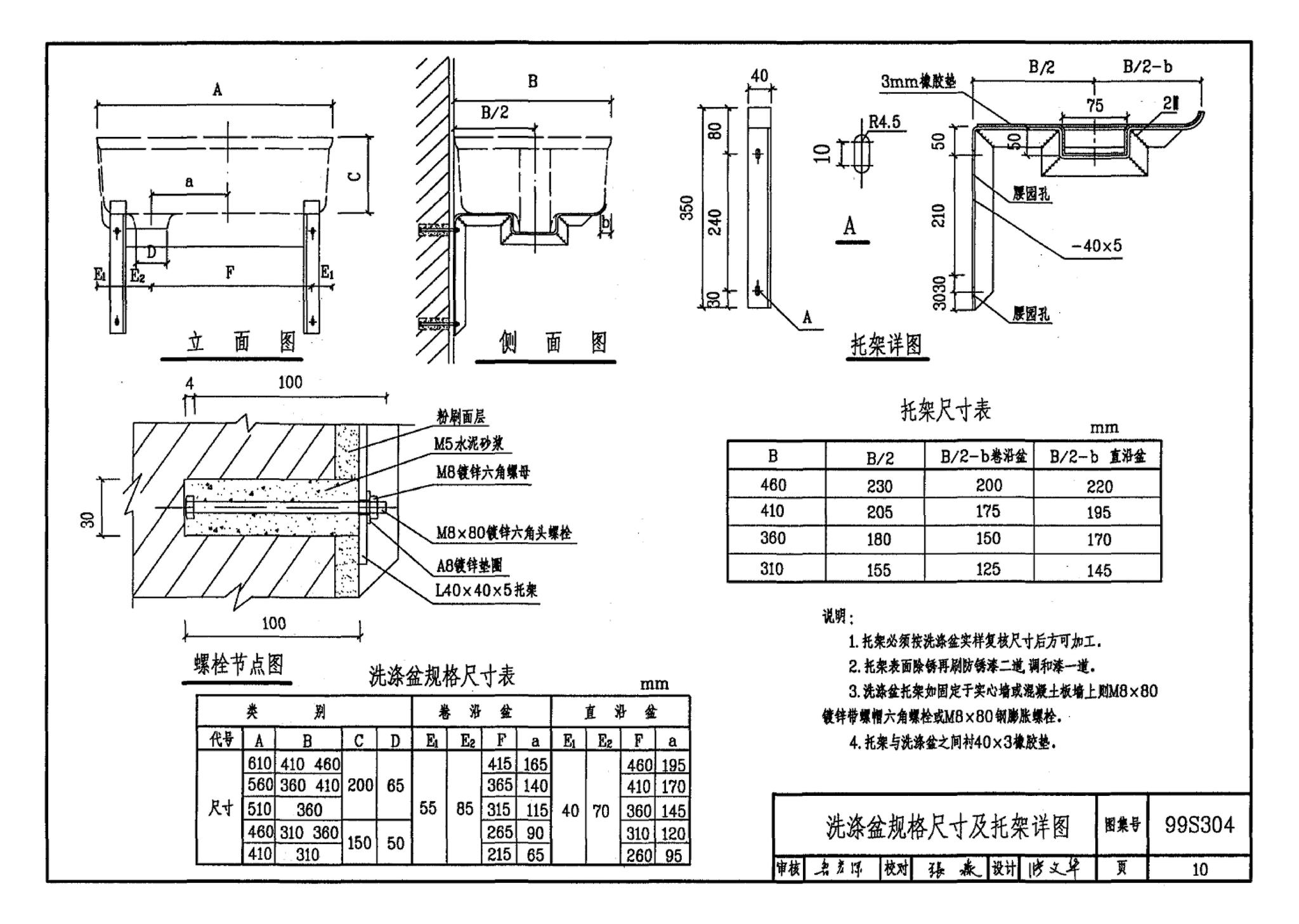 99S304--卫生设备安装