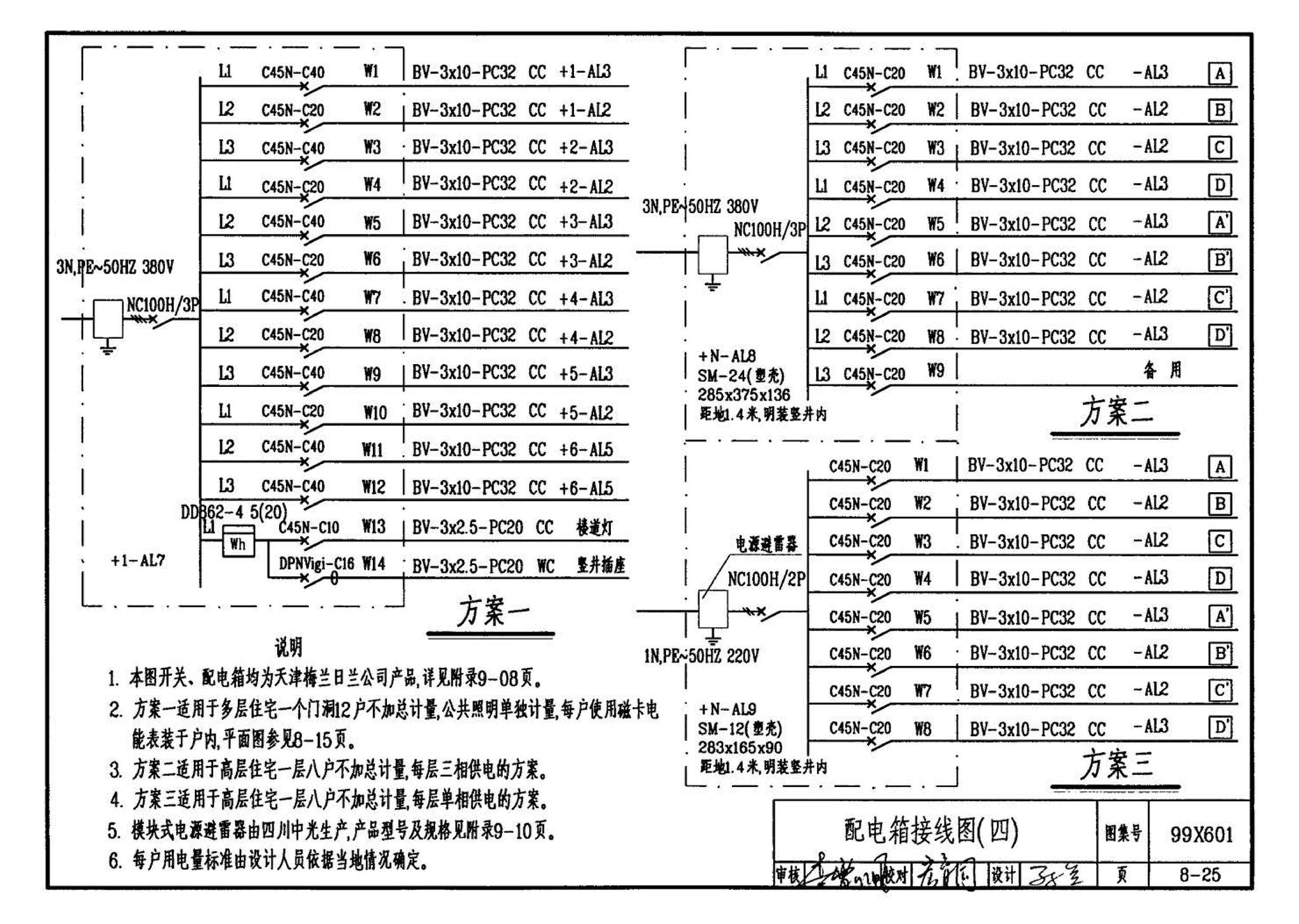 99X601--住宅智能化电气设计施工图集