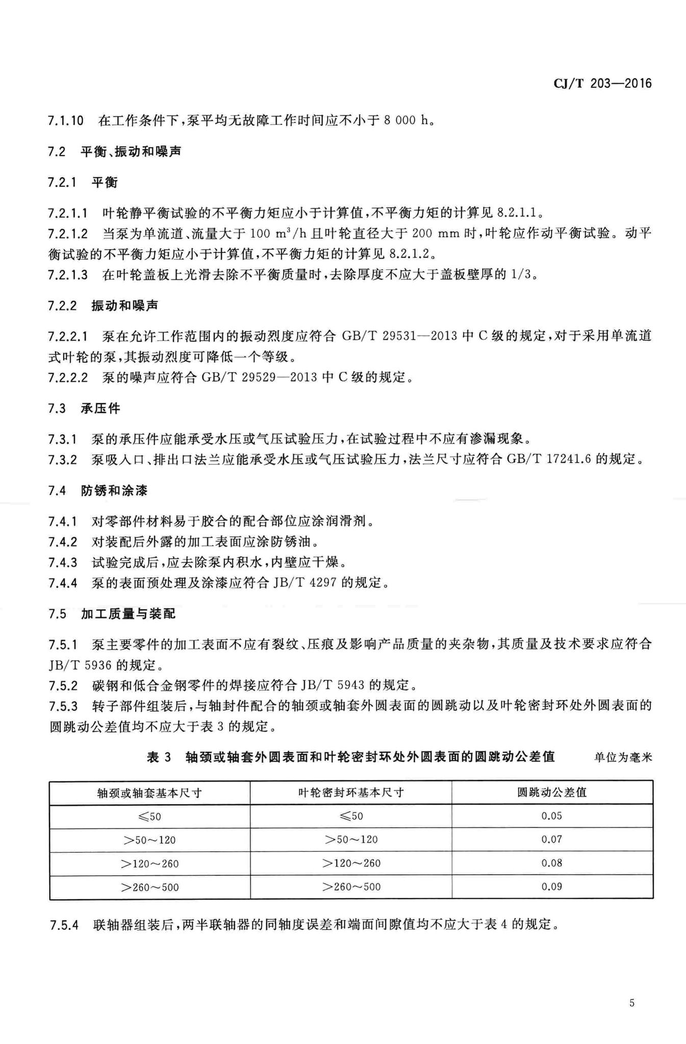 CJ/T203-2016--无堵塞泵