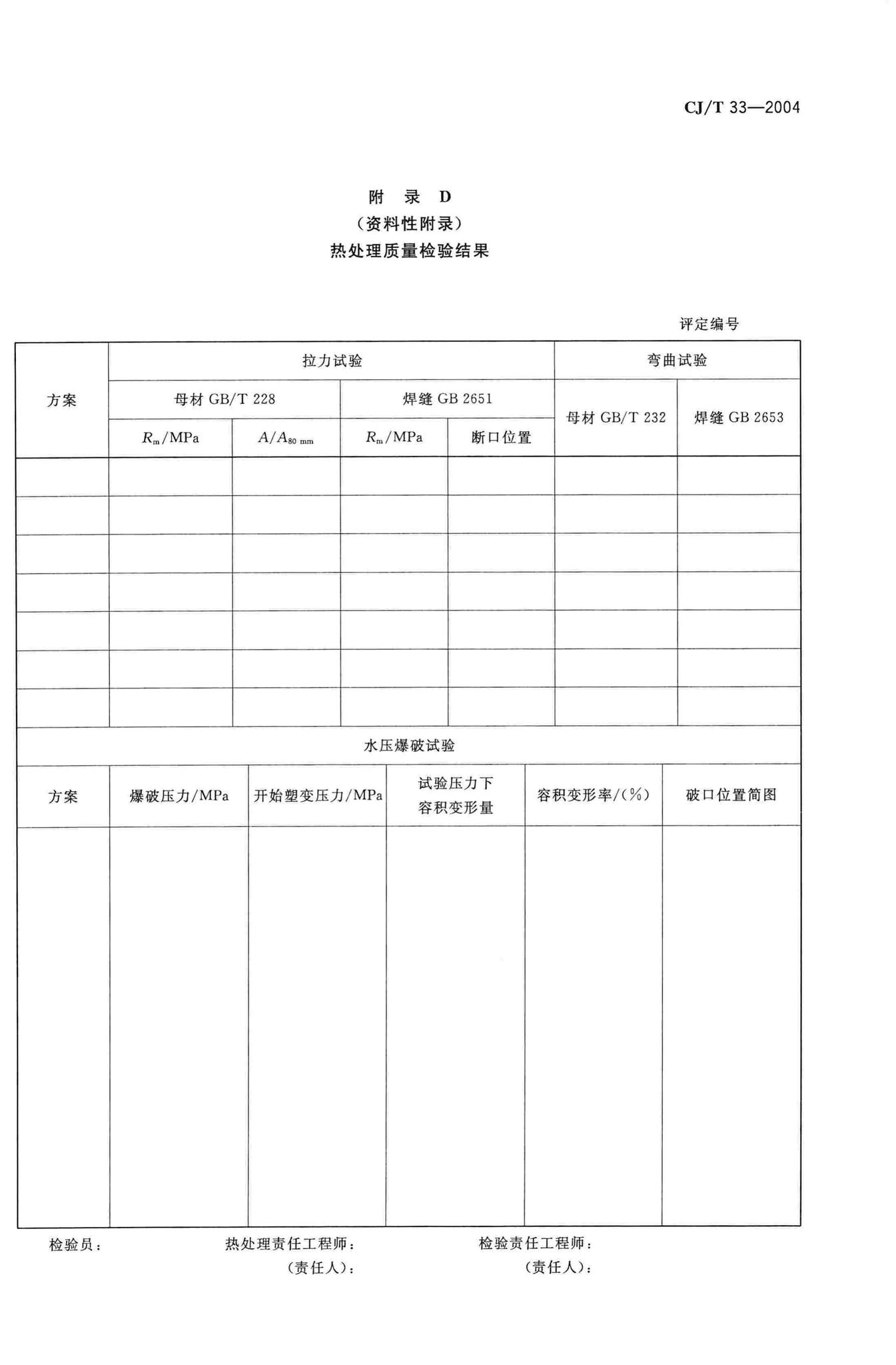 CJ/T33-2004--液化石油气钢瓶热处理工艺评定