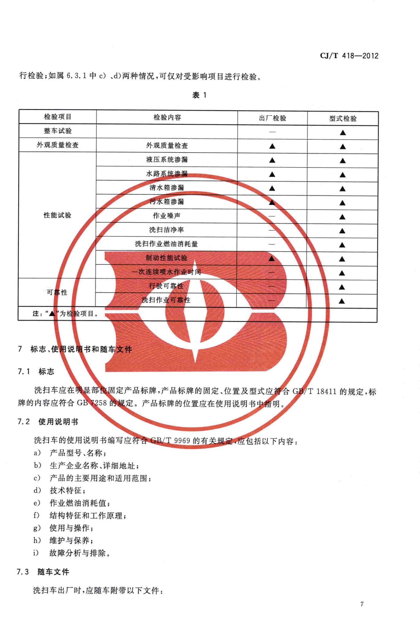 CJ/T418-2012--洗扫车