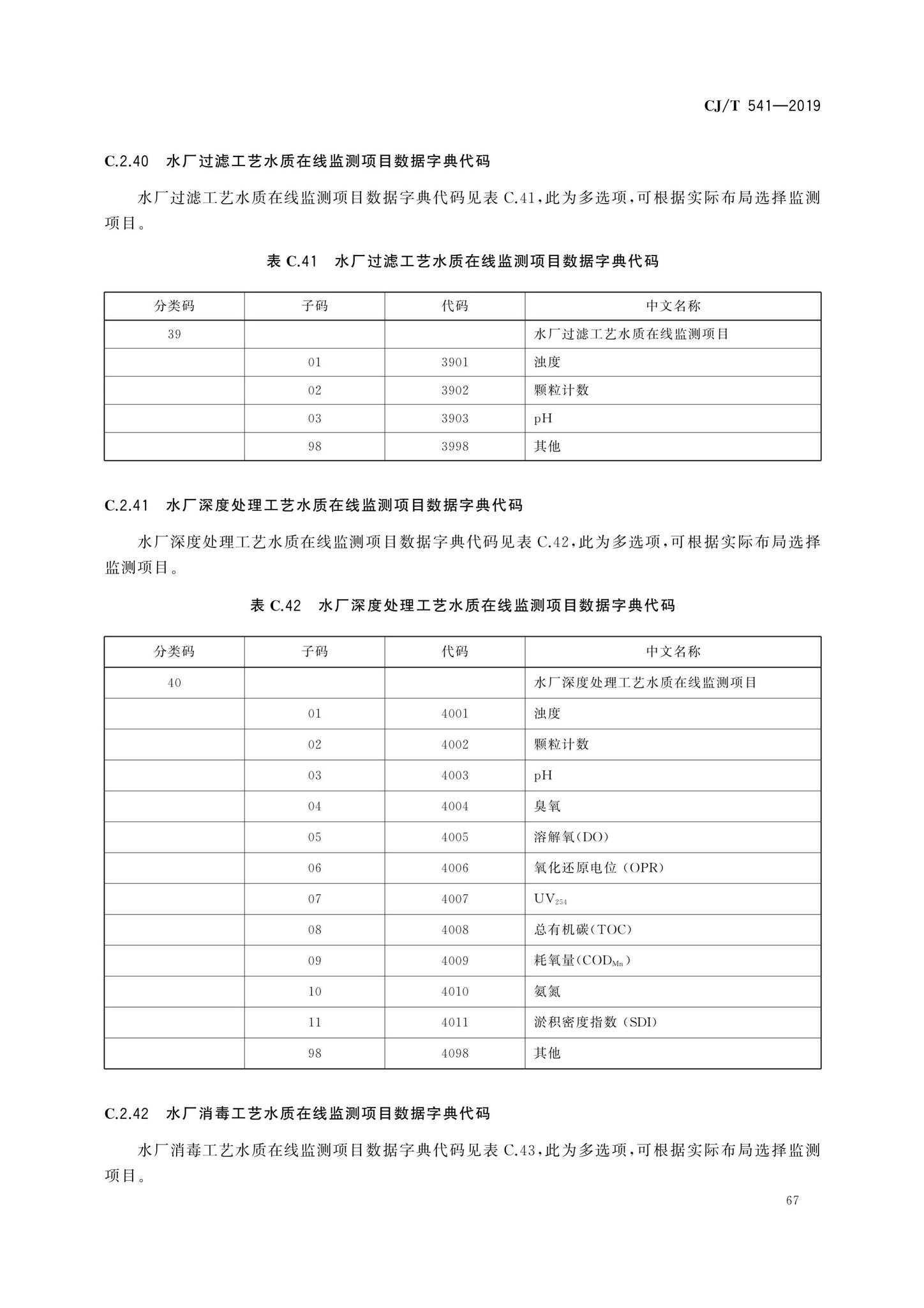 CJ/T541-2019--城镇供水管理信息系统基础信息分类与编码规则