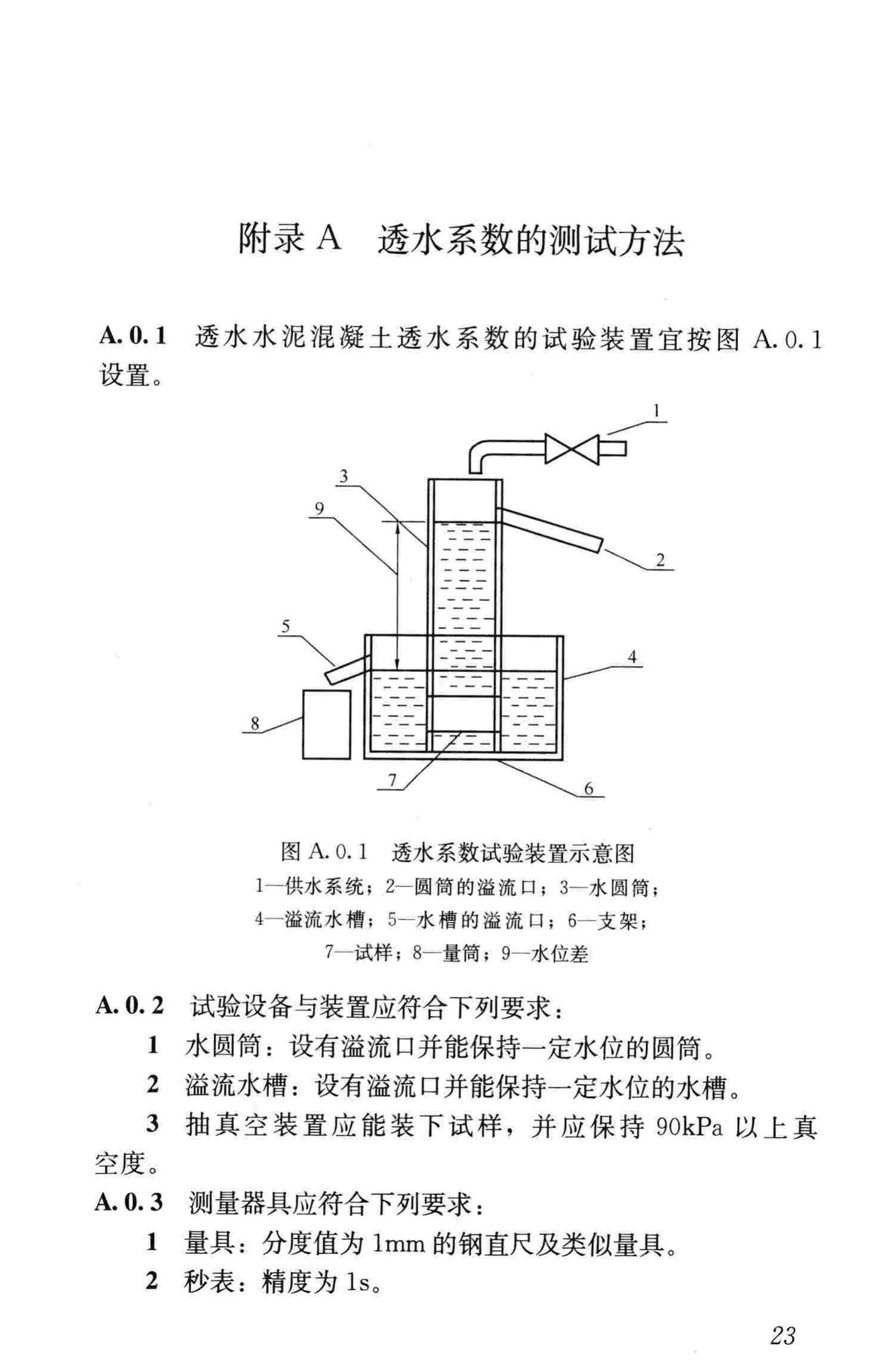 CJJ/T135-2009--透水水泥混凝土路面技术规程