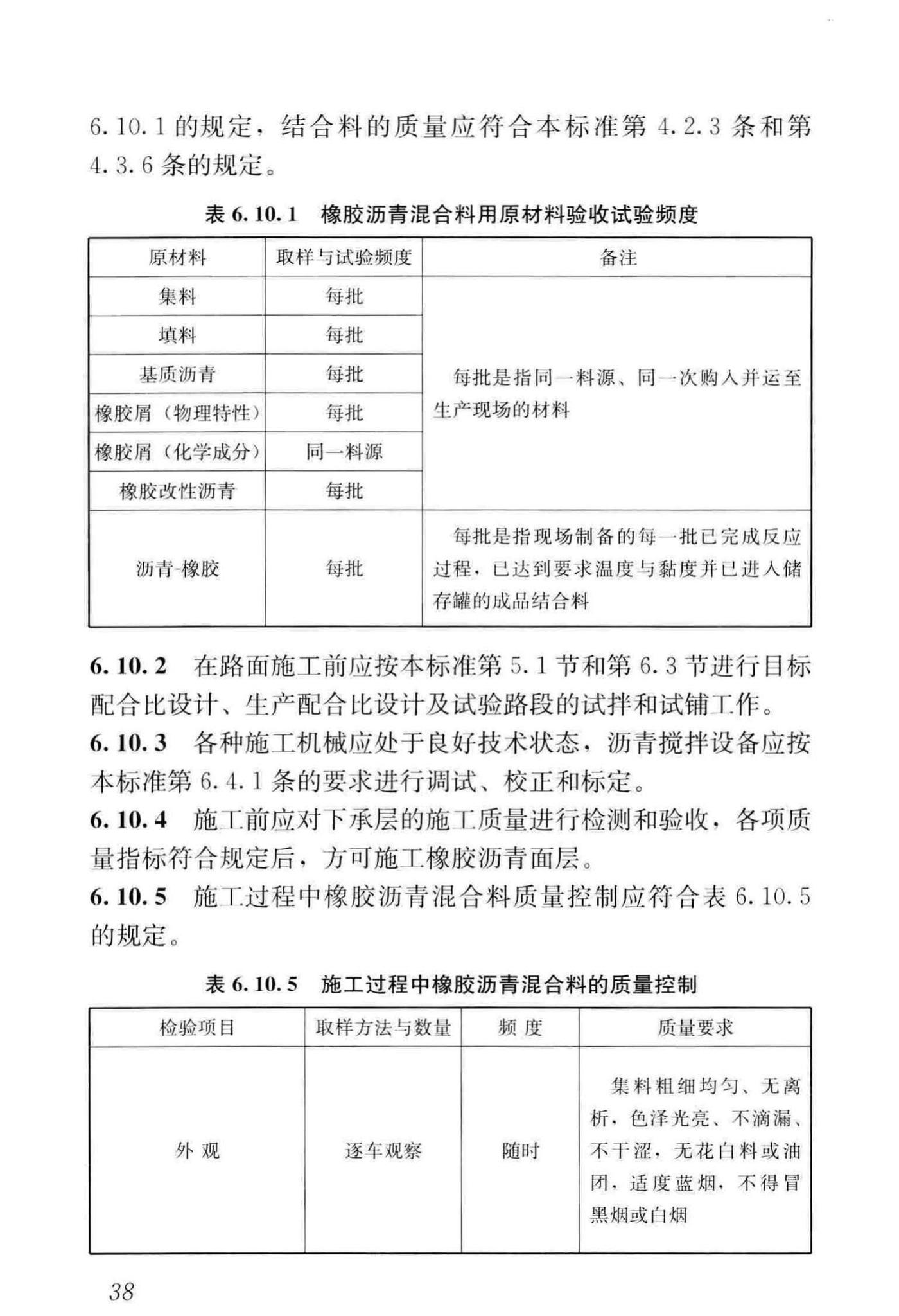 CJJ/T273-2019--橡胶沥青路面技术标准