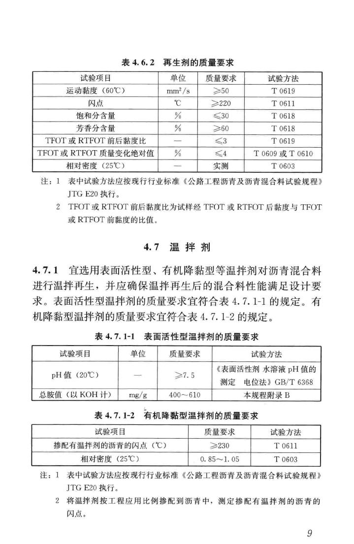 CJJ/T43-2014--城镇道路沥青路面再生利用技术规程