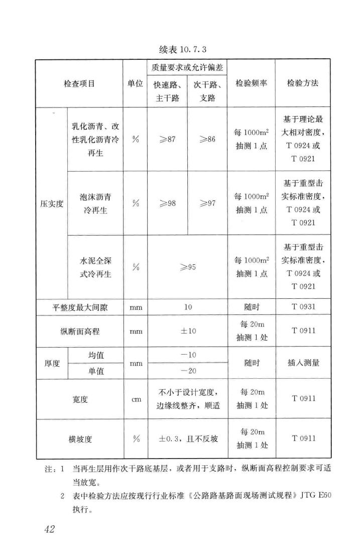 CJJ/T43-2014--城镇道路沥青路面再生利用技术规程