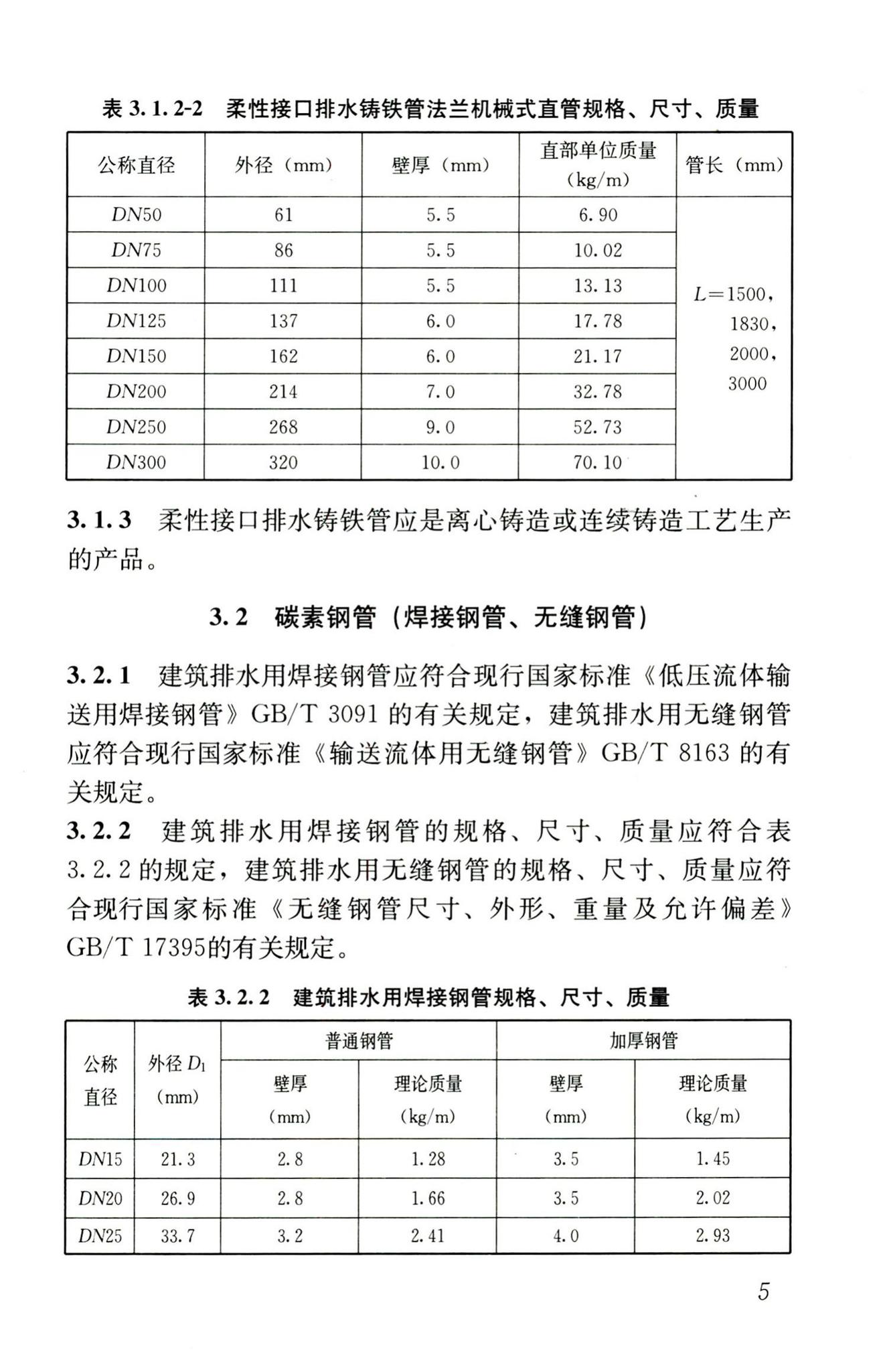 CJJ127-2009--建筑排水金属管道工程技术规程